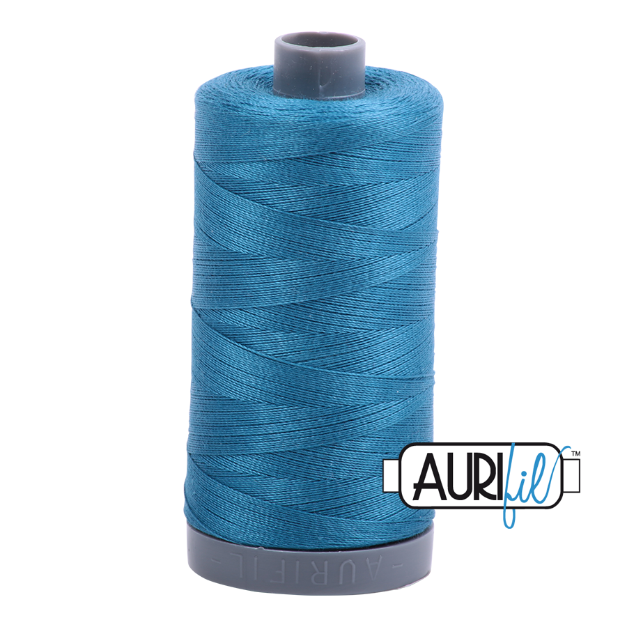 Fil Aurifil – Bleu sarcelle moyen 1125 – 28 %