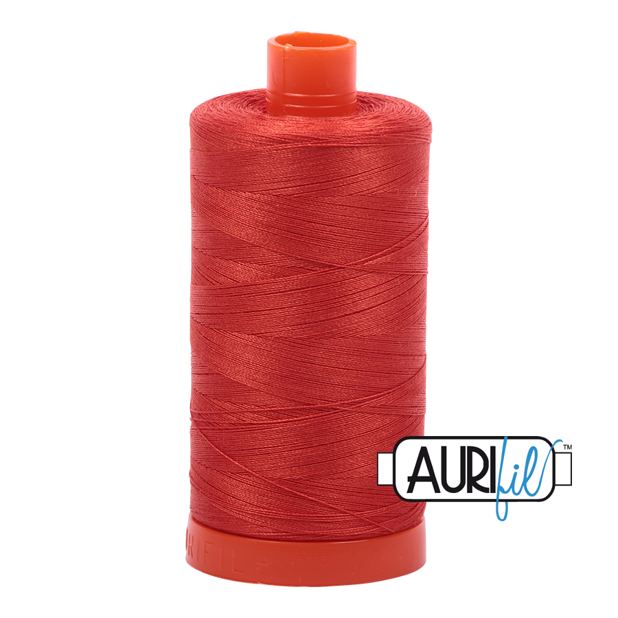 Aurifil Thread - Red Orange 2245 - 50 wt