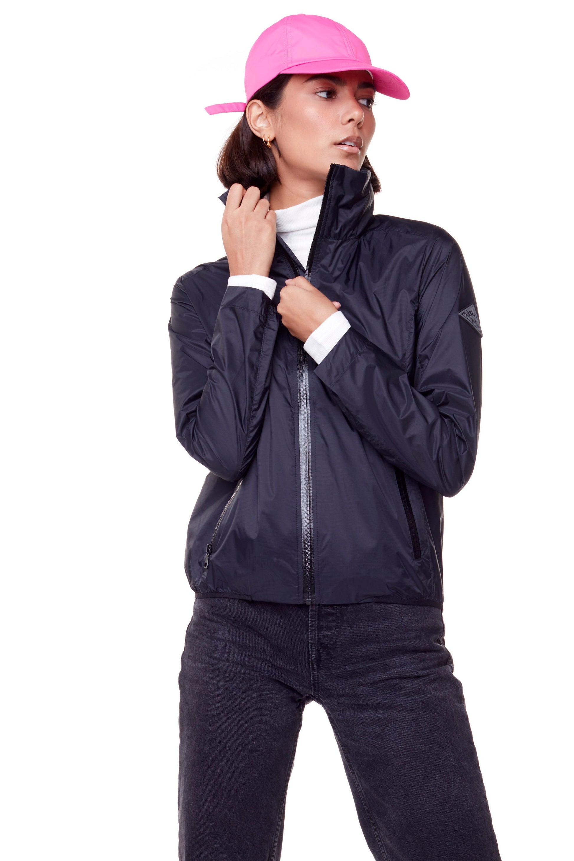 PELLY | VESTE COUPE-VENT ULTRA-LÉGÈRE (RECYCLÉE) POUR FEMME, NOIRE