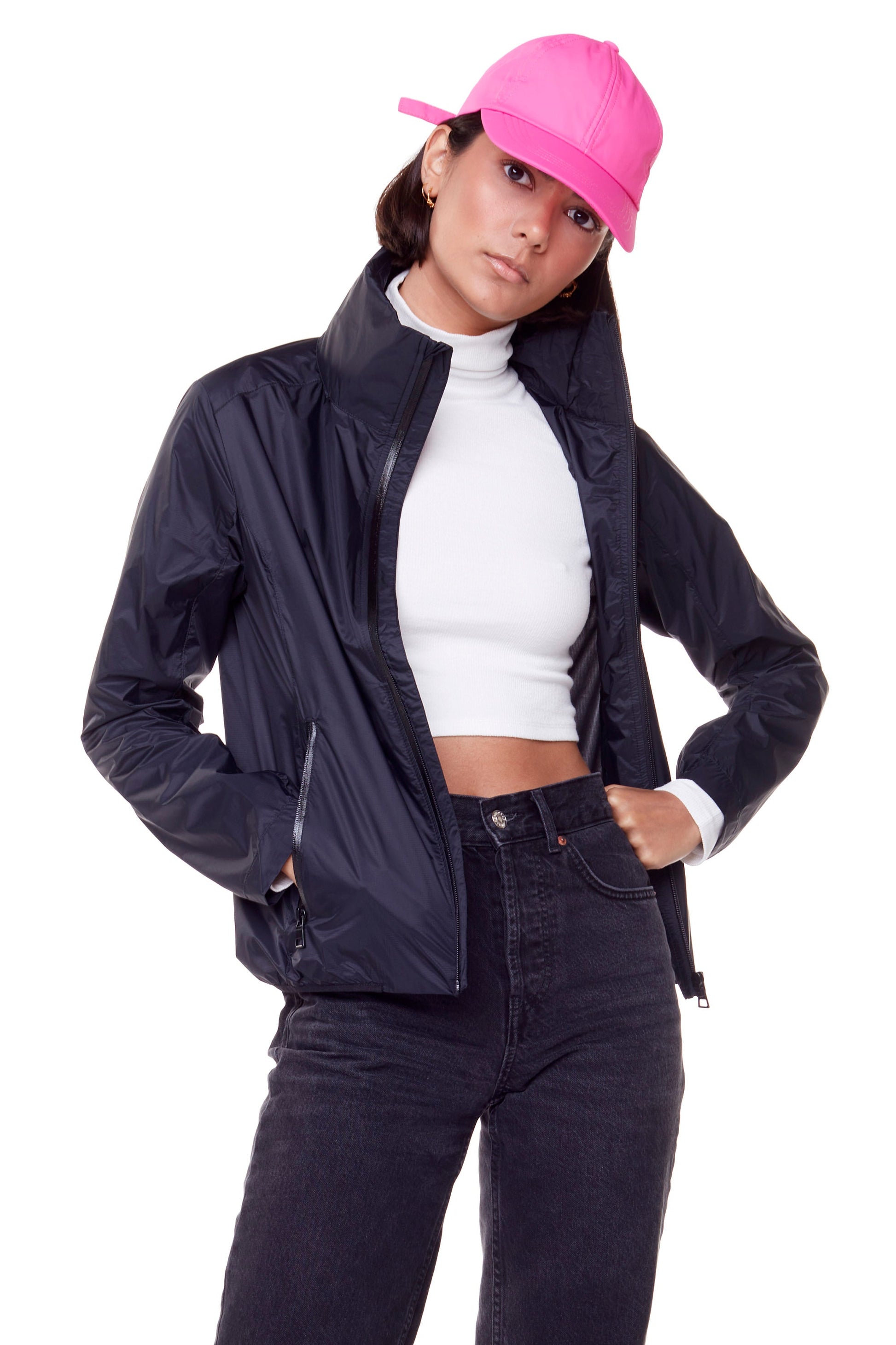 PELLY | VESTE COUPE-VENT ULTRA-LÉGÈRE (RECYCLÉE) POUR FEMME, NOIRE