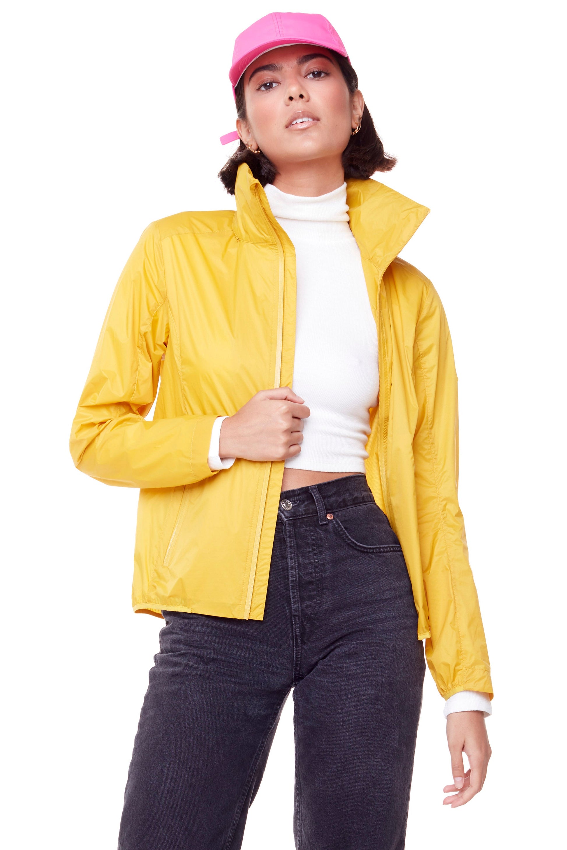 PELLY | VESTE COUPE-VENT ULTRA-LÉGÈRE (RECYCLÉE) POUR FEMME, JAUNE