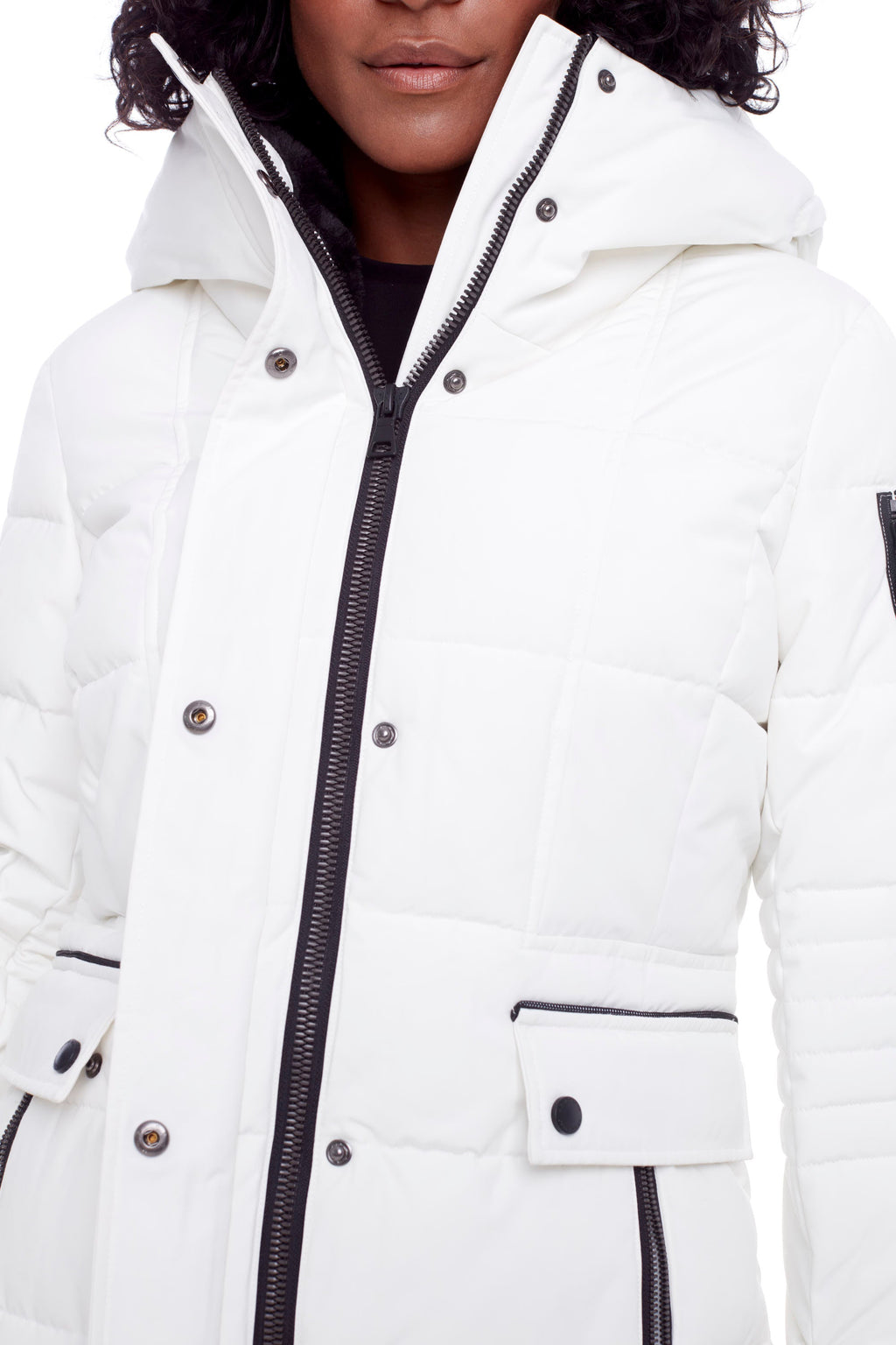 KOOTNEY | PARKA MI-LONGUE EN DUVET VEGAN (RECYCLÉE) POUR FEMME, CLOUD