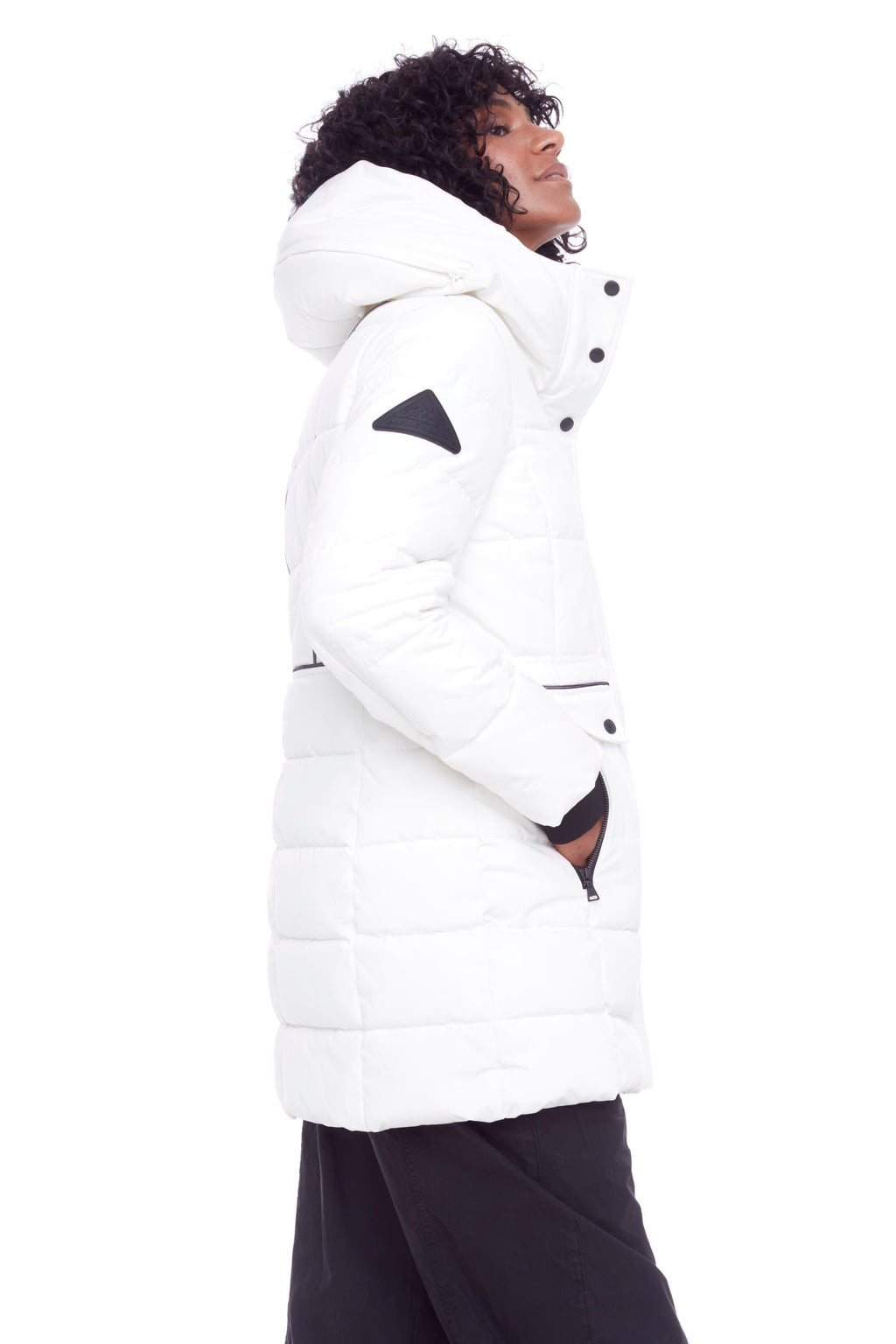 KOOTNEY | PARKA MI-LONGUE EN DUVET VEGAN (RECYCLÉE) POUR FEMME, CLOUD