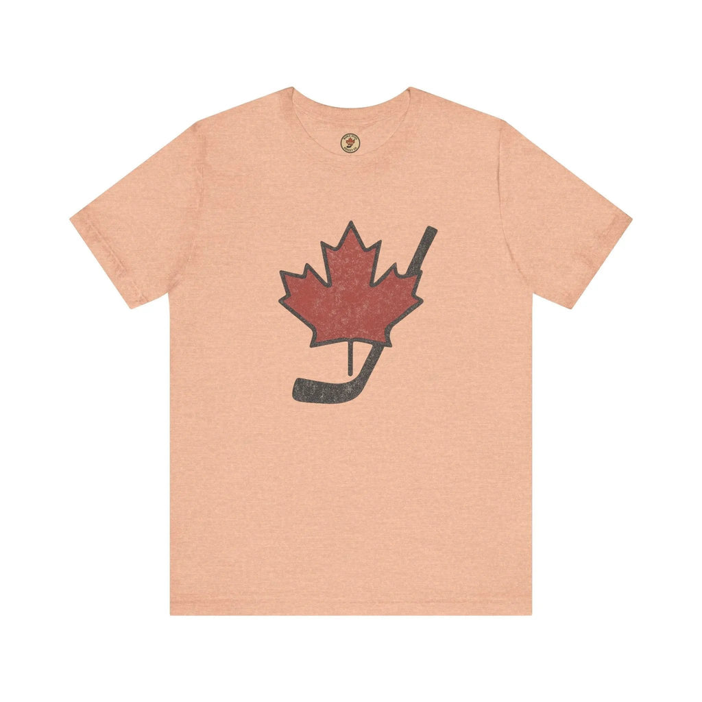 Maple Leaf Hockey Stick T-Shirt – Canadian Pride Shirt