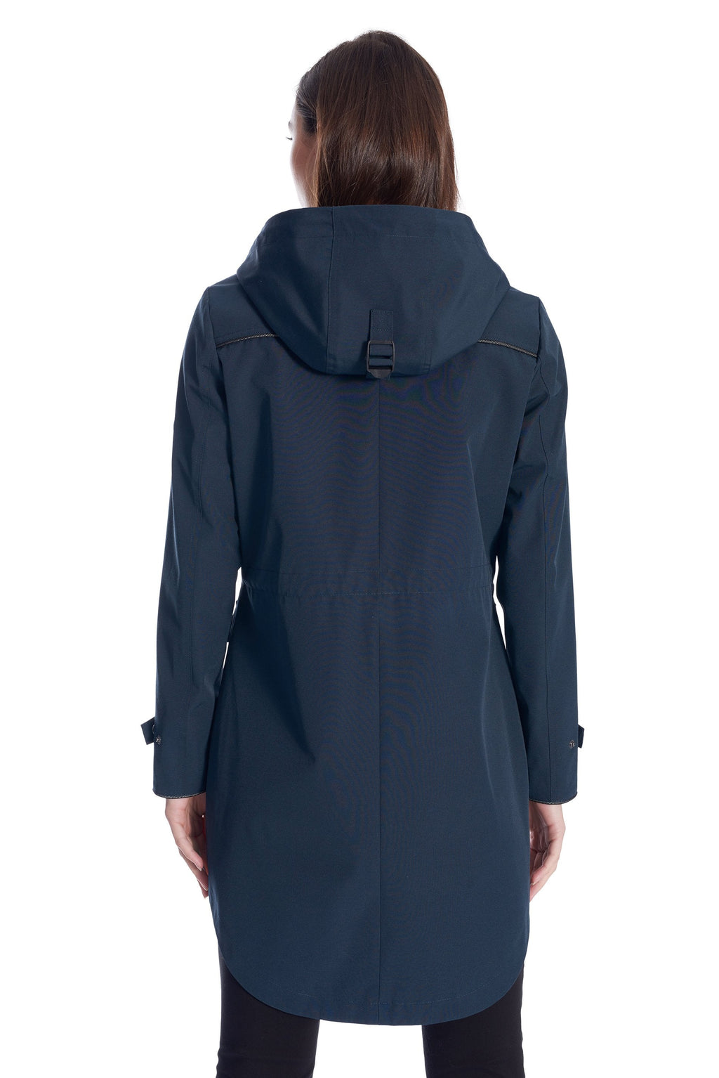 KUSAWA | IMPERMÉABLE À CORDON POUR FEMME, BLEU MARINE