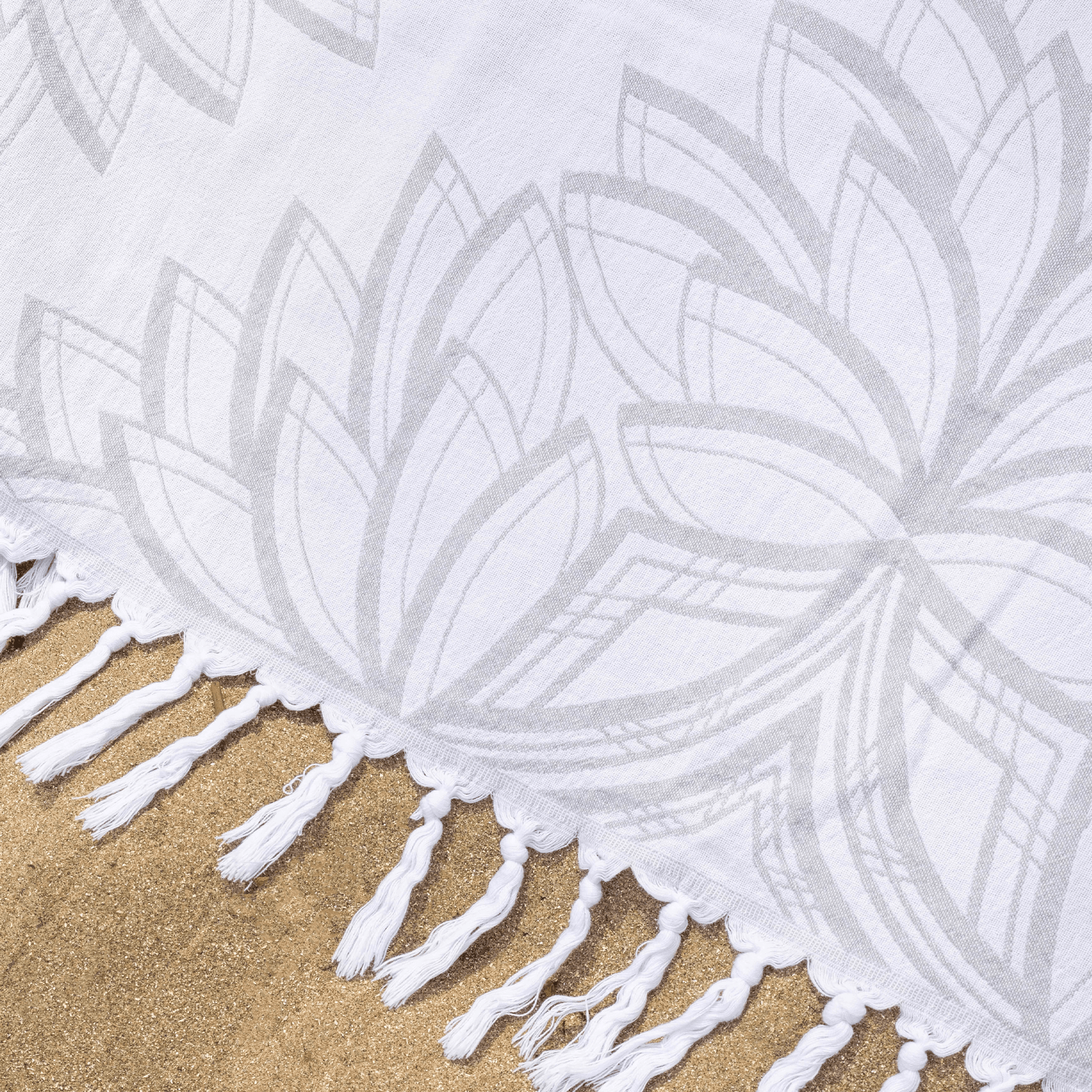Serviettes turques Canada | Ensemble gris et blanc