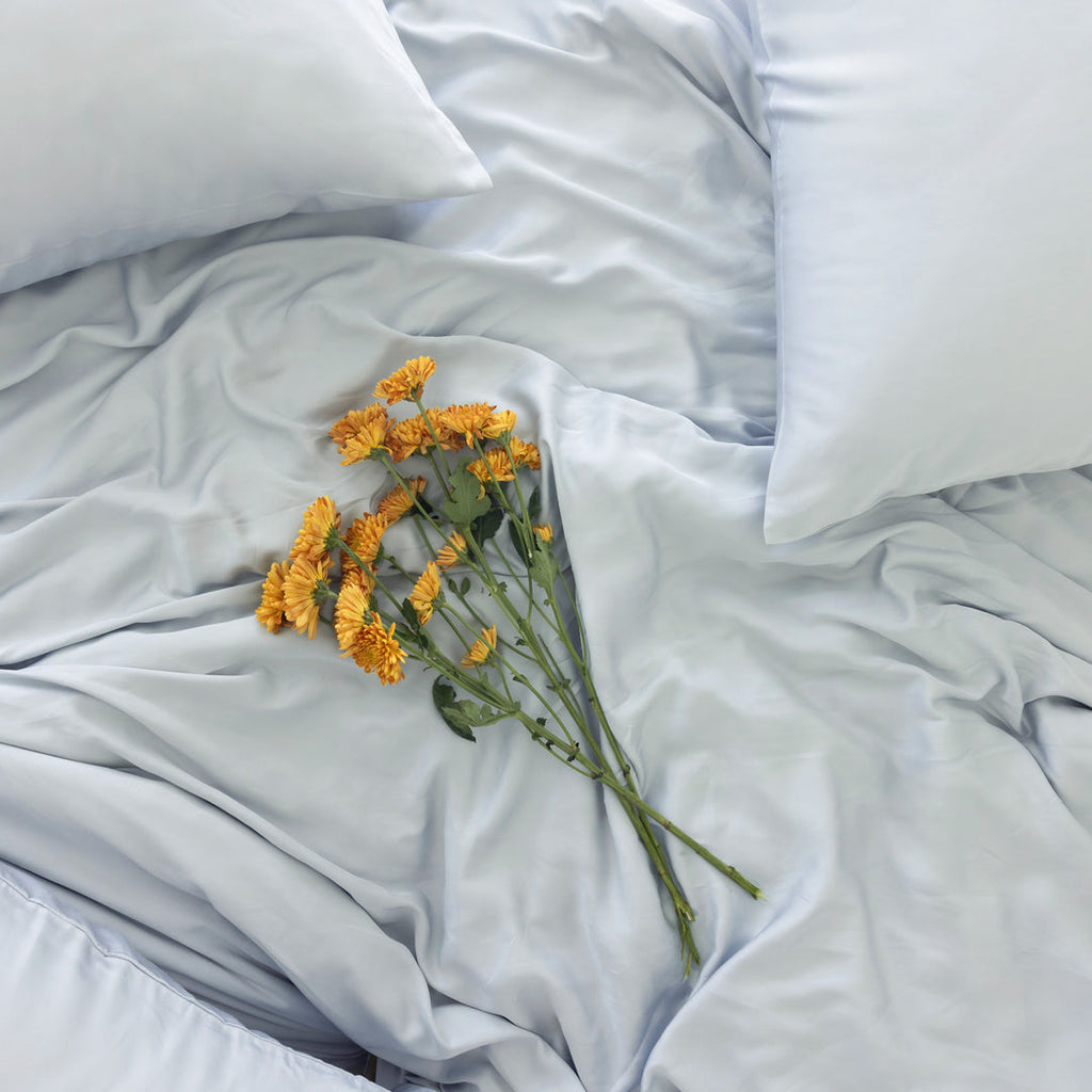 Organic Bamboo Sateen Duvet Cover Set