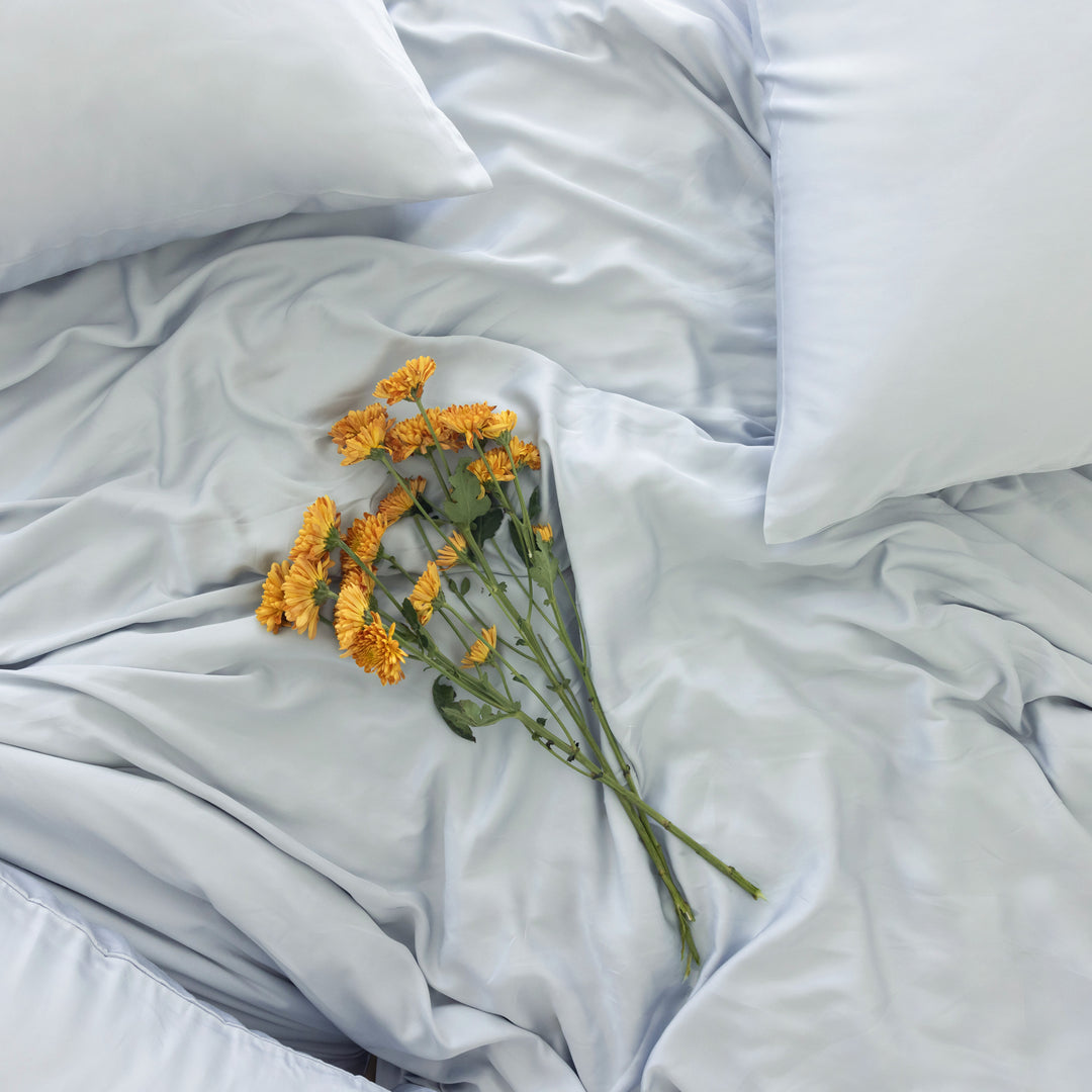 Organic Bamboo Sateen Duvet Cover Set
