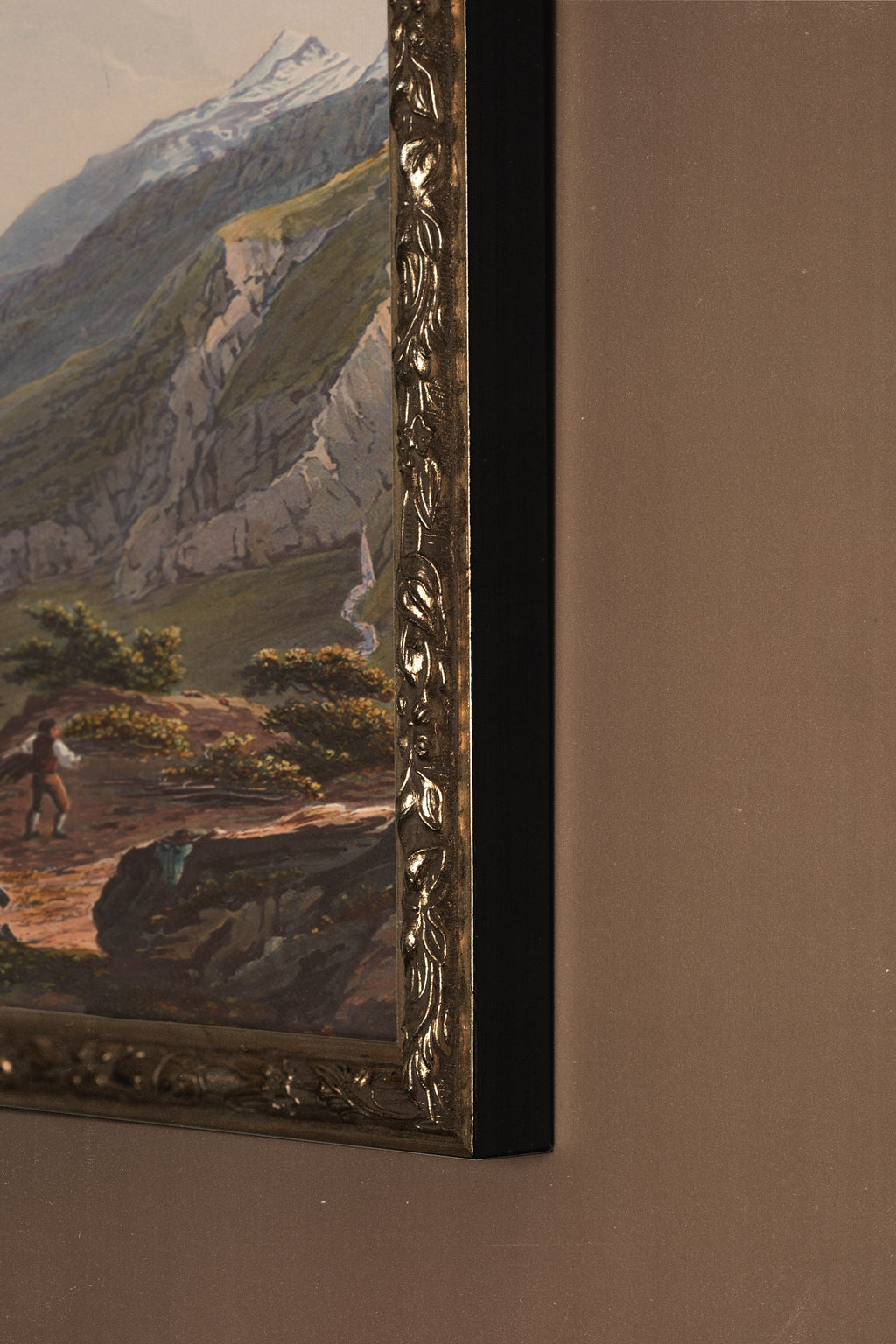 Eternal Mountains, Vintage Silver Frame