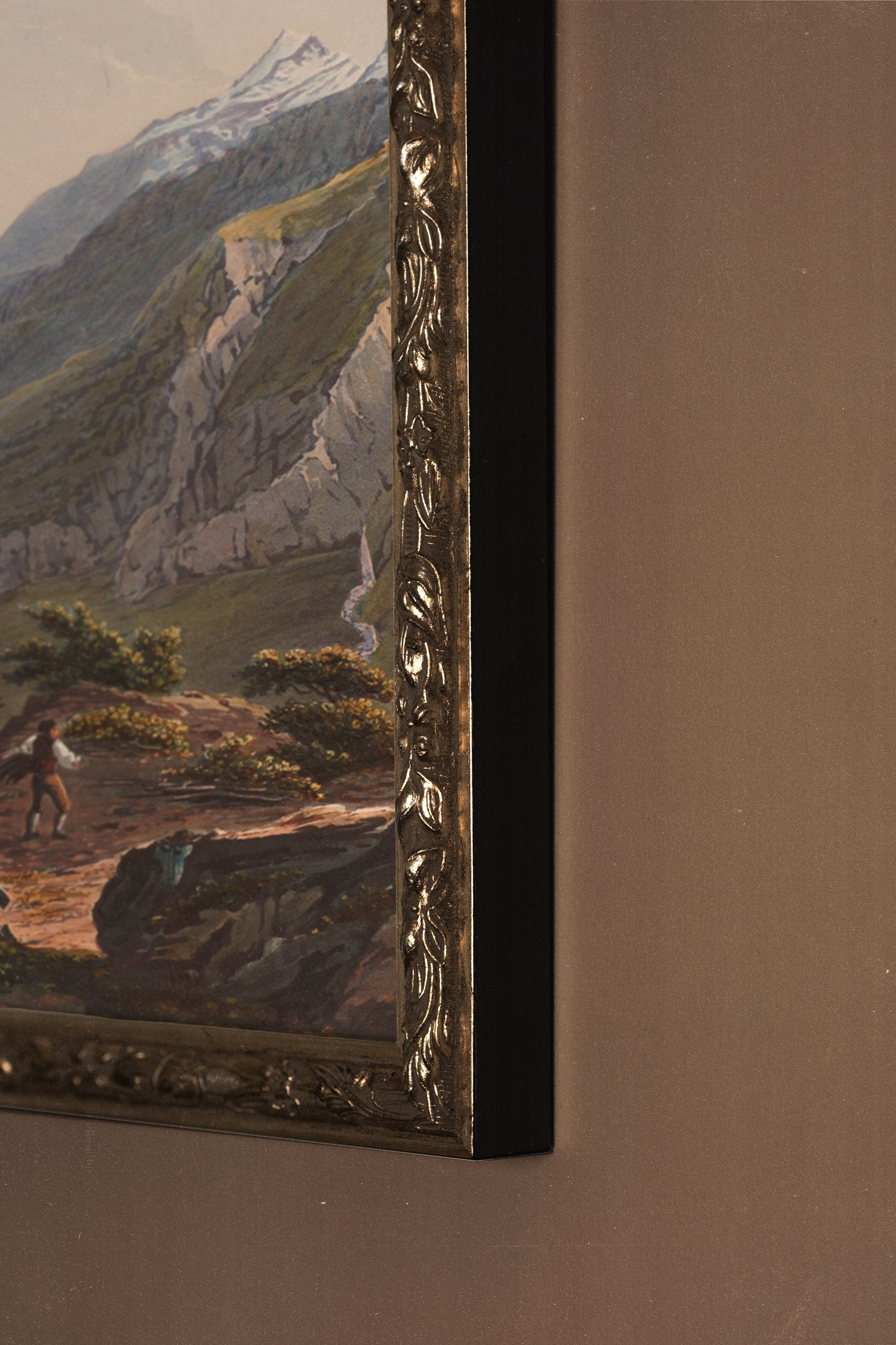 Eternal Mountains, Vintage Silver Frame