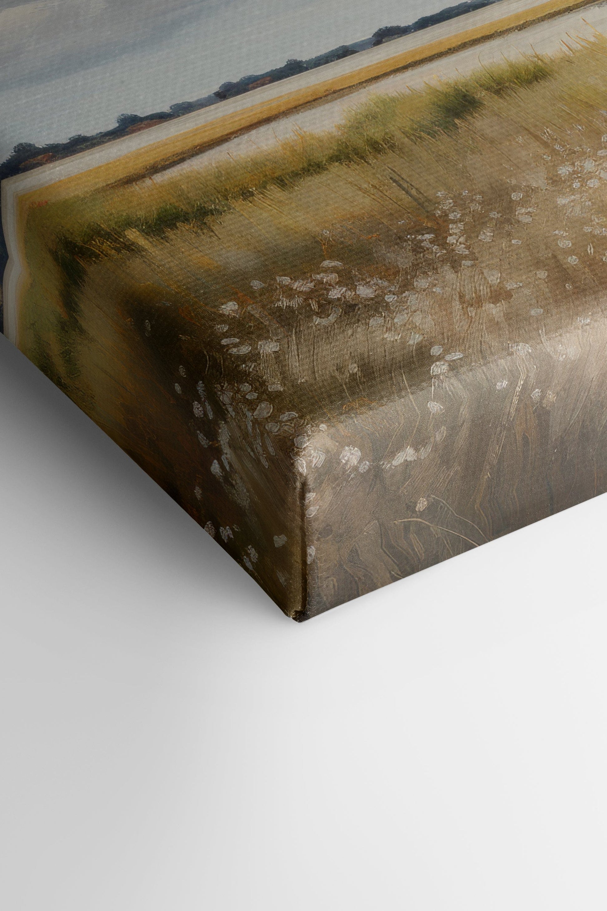 GOLDEN GLOW, Stretched Canvas Artwork
