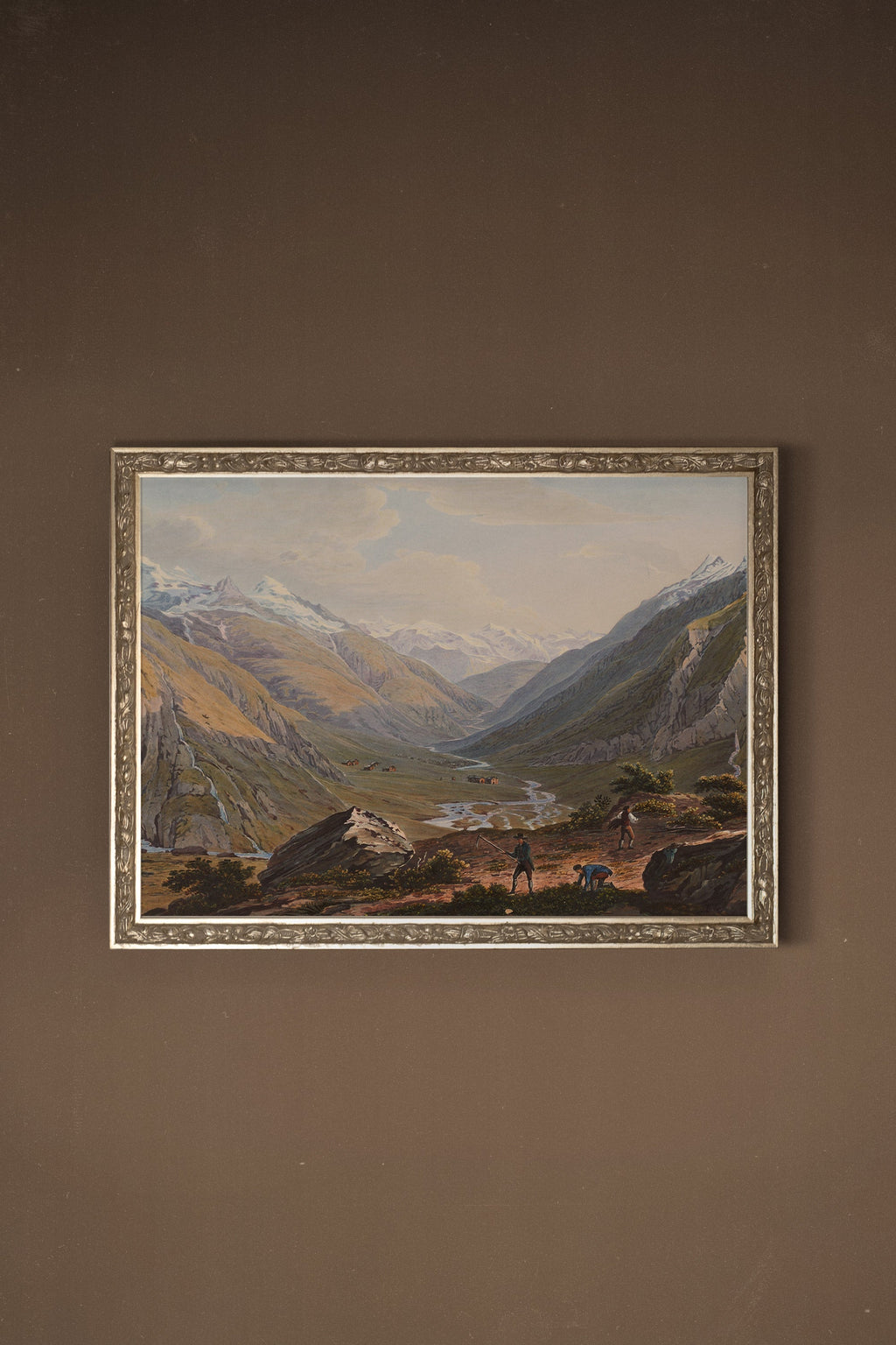Eternal Mountains, Vintage Silver Frame