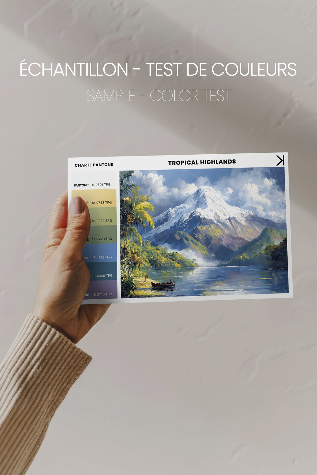 Tropical Highlands, Stretched Canvas Artwork