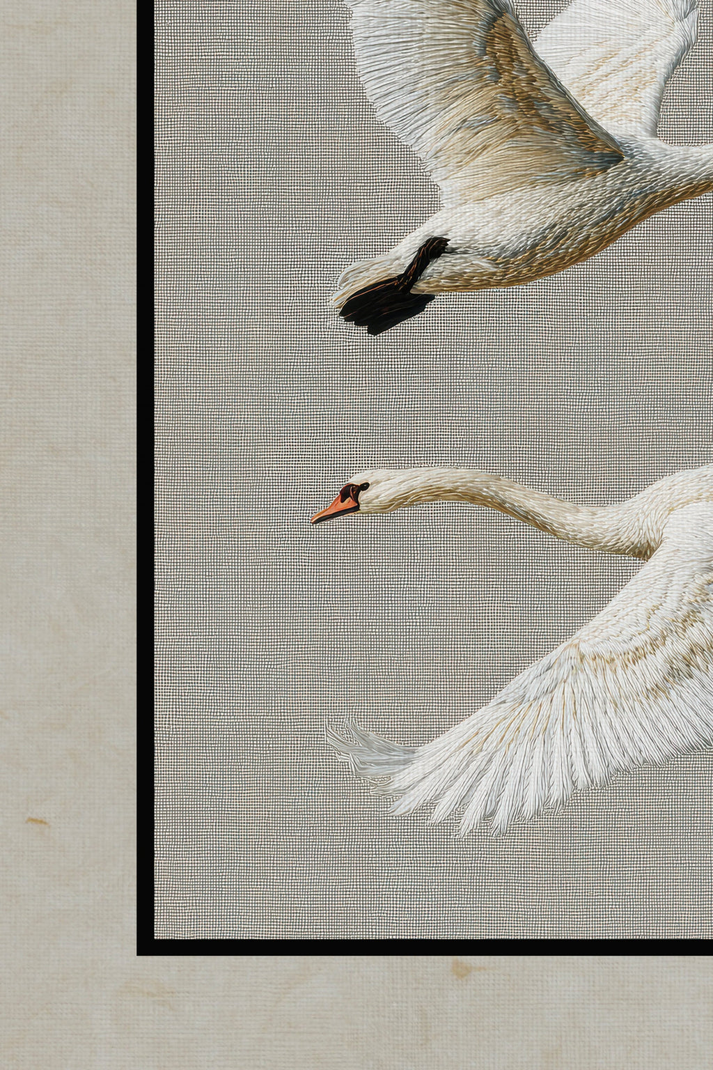 Eternal Flight, Vintage Silver Frame