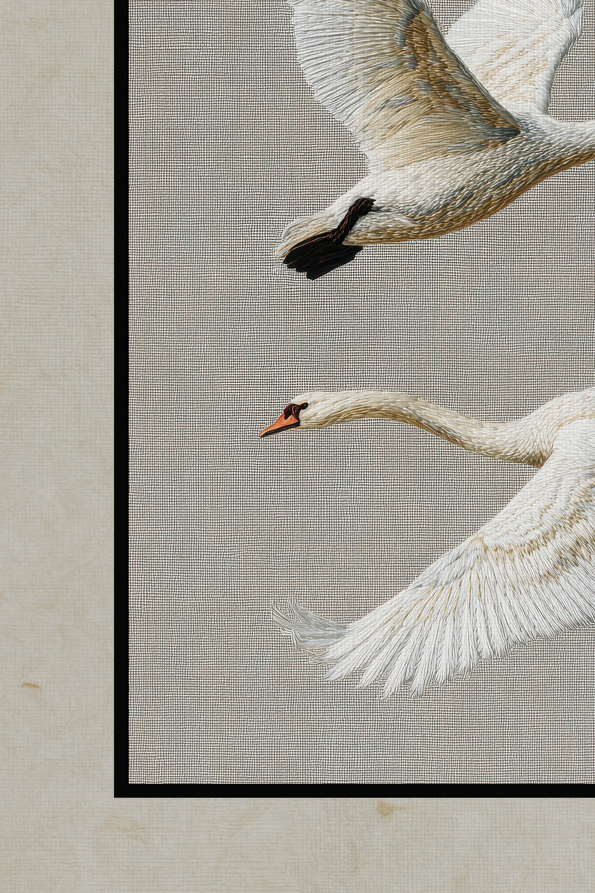 Eternal Flight, Vintage Silver Frame