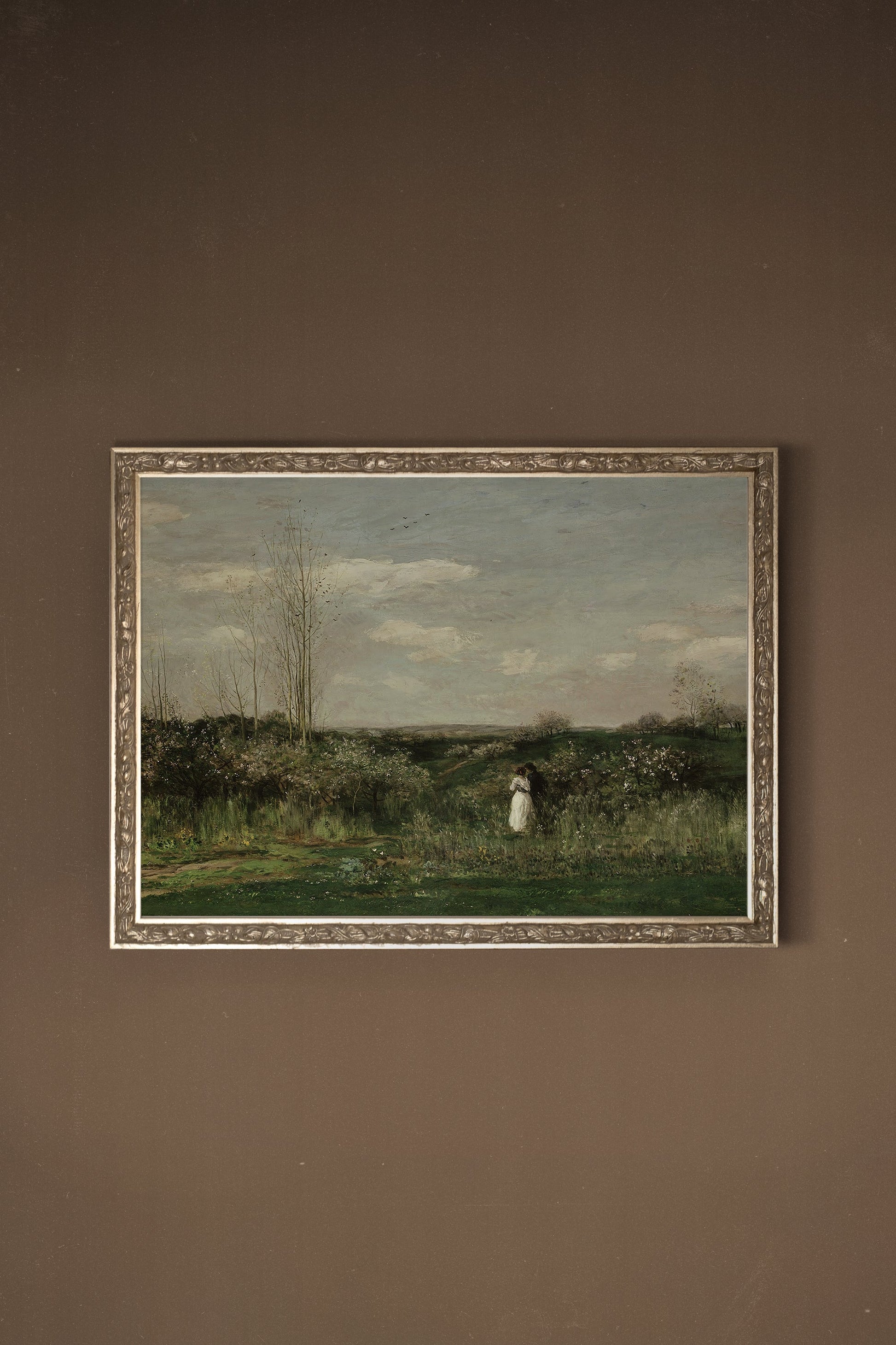 The Lovers of the Wind, Vintage Silver Frame