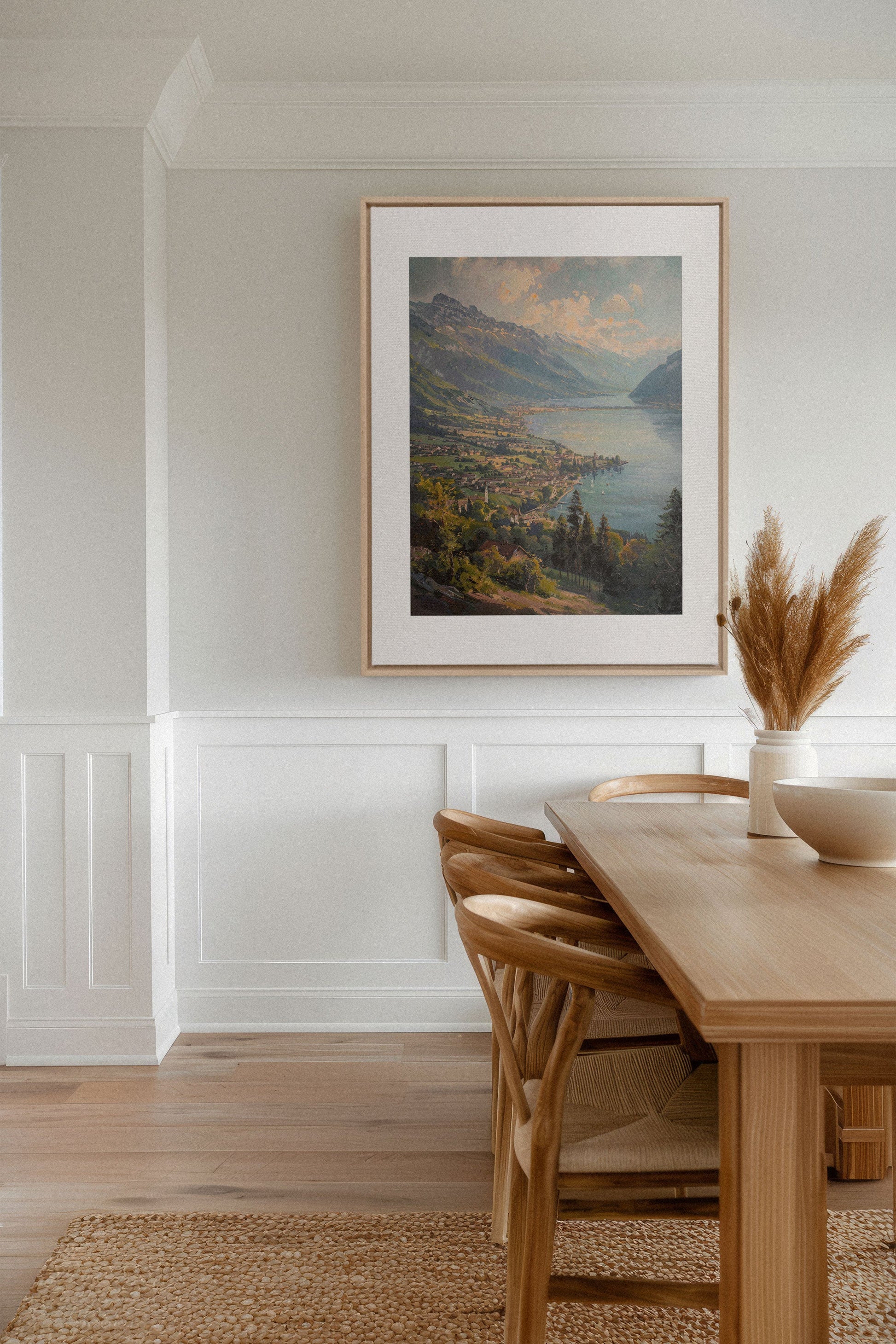 Mountain Retreat, Stretched Canvas Artwork