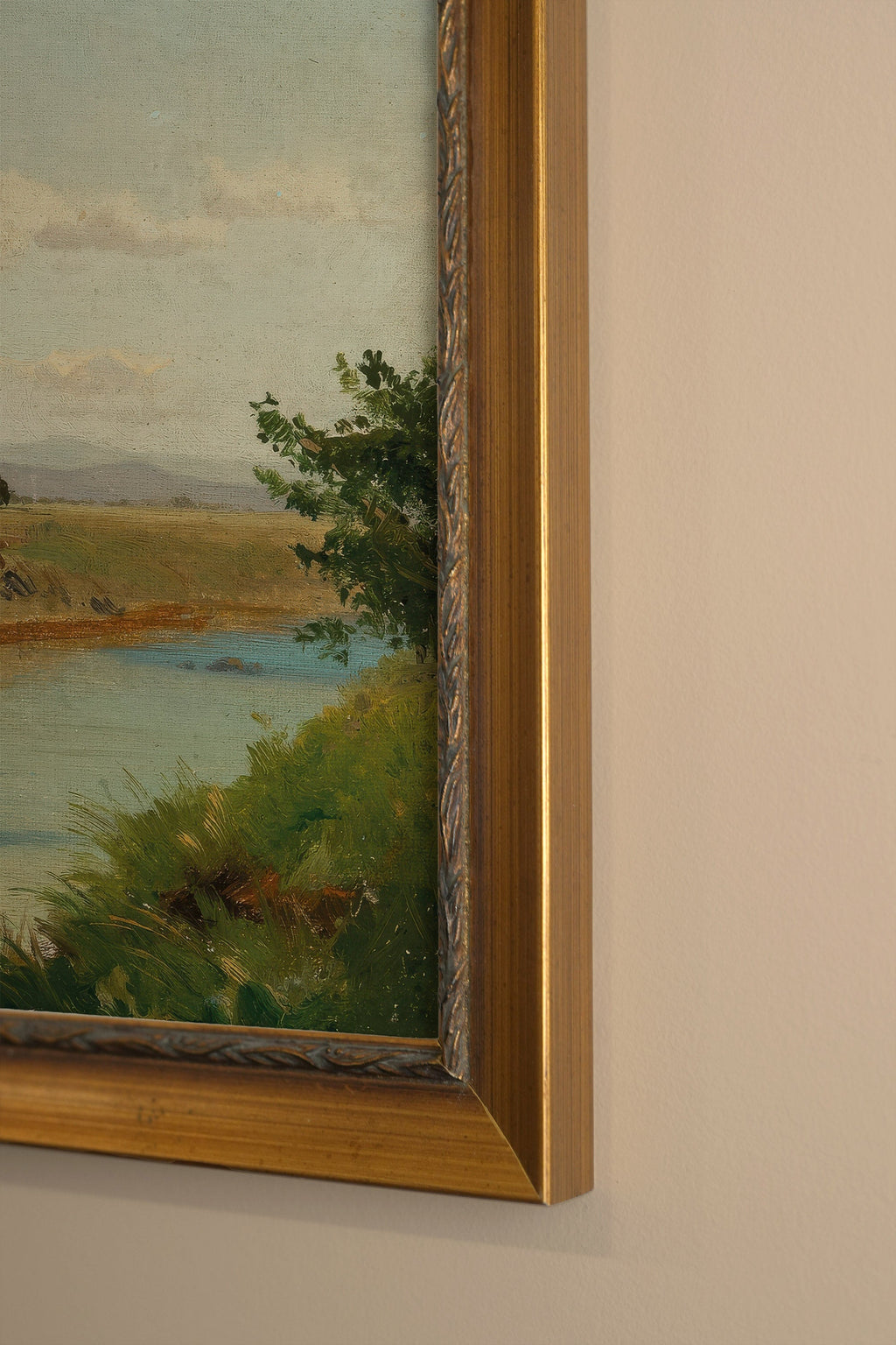 Noon Light, Vintage Gold Frame