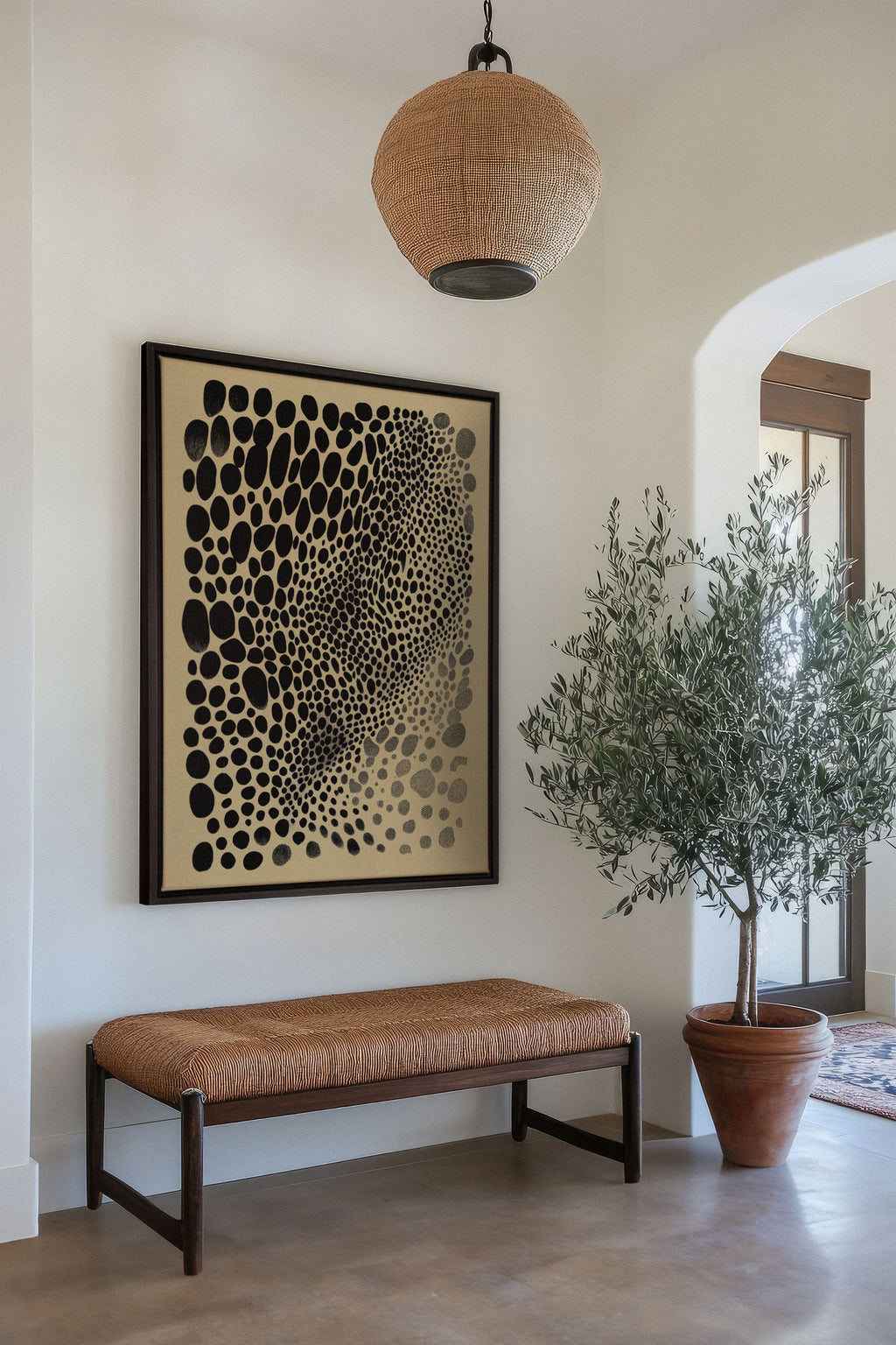 DARK BURST, Stretched Canvas Artwork