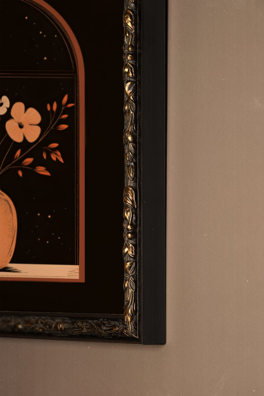 Nights in Flowers, Vintage Bronze Frame