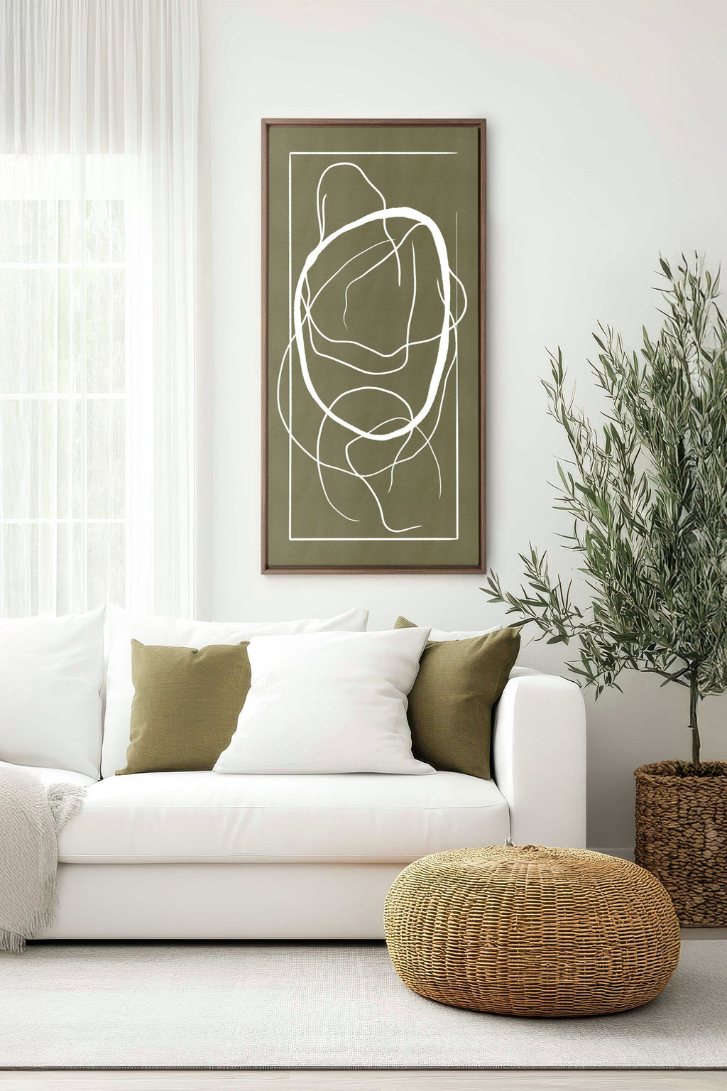 FLOWING HARMONY, Stretched Canvas Artwork