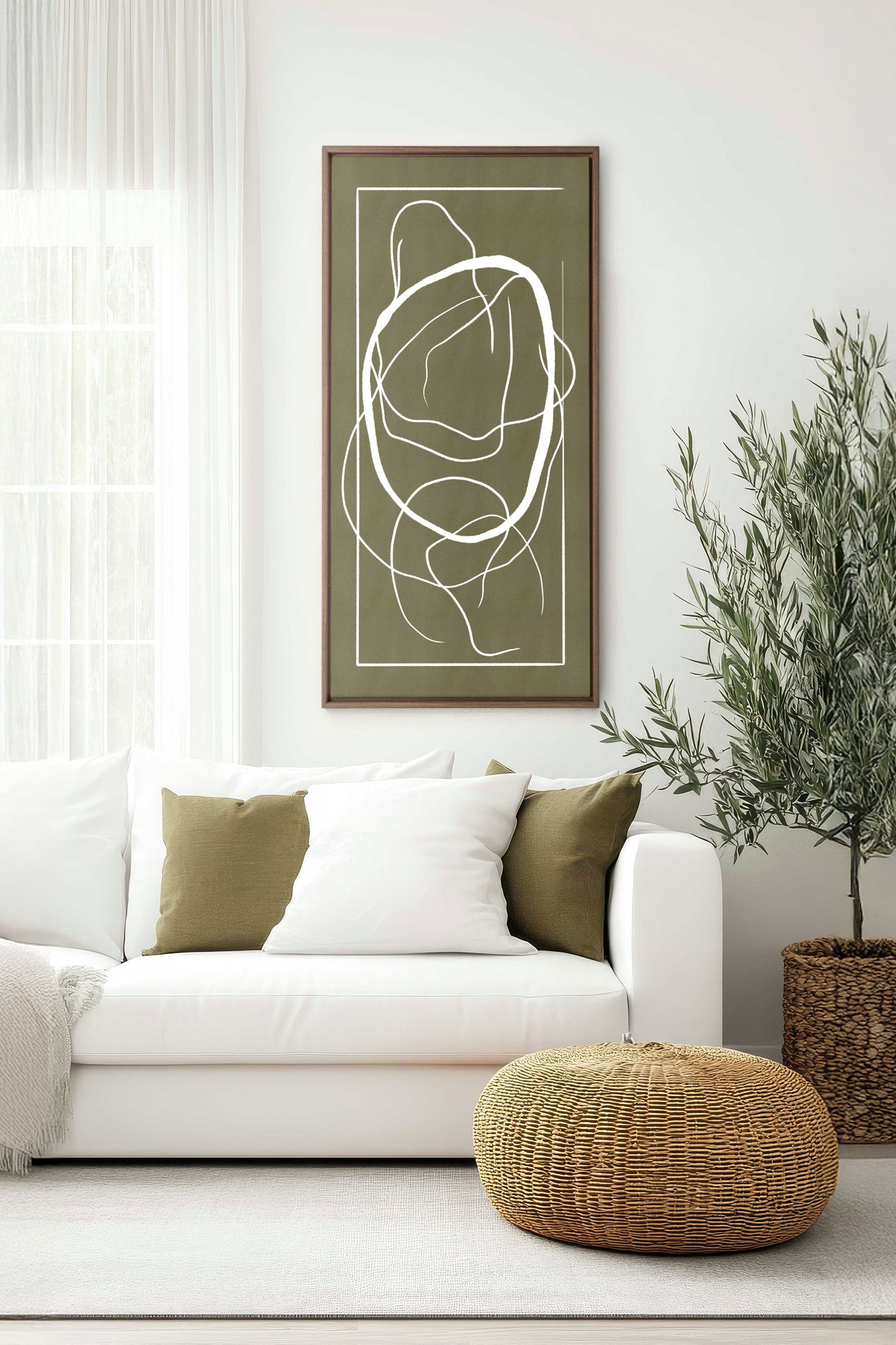 FLOWING HARMONY, Stretched Canvas Artwork