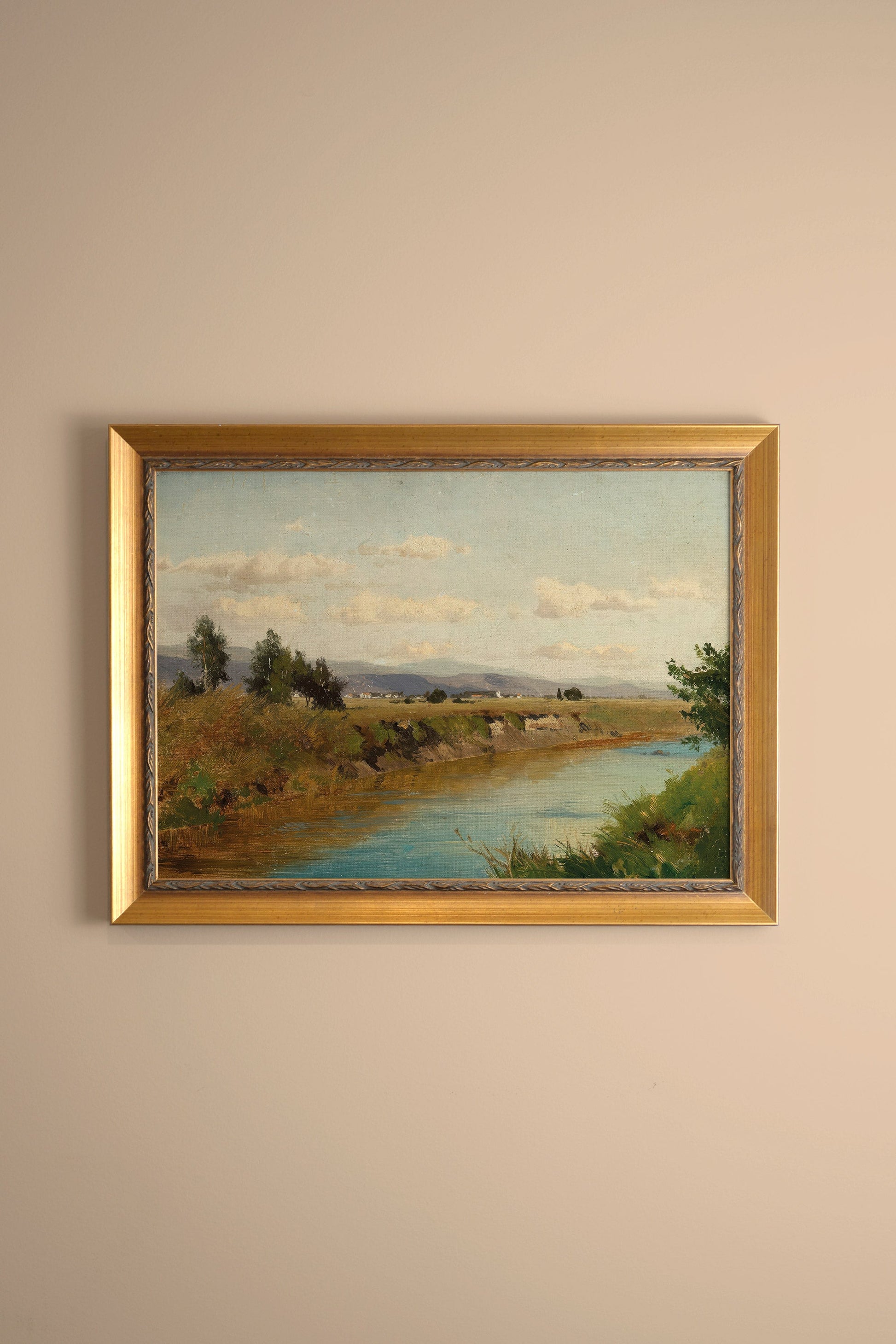 Noon Light, Vintage Gold Frame