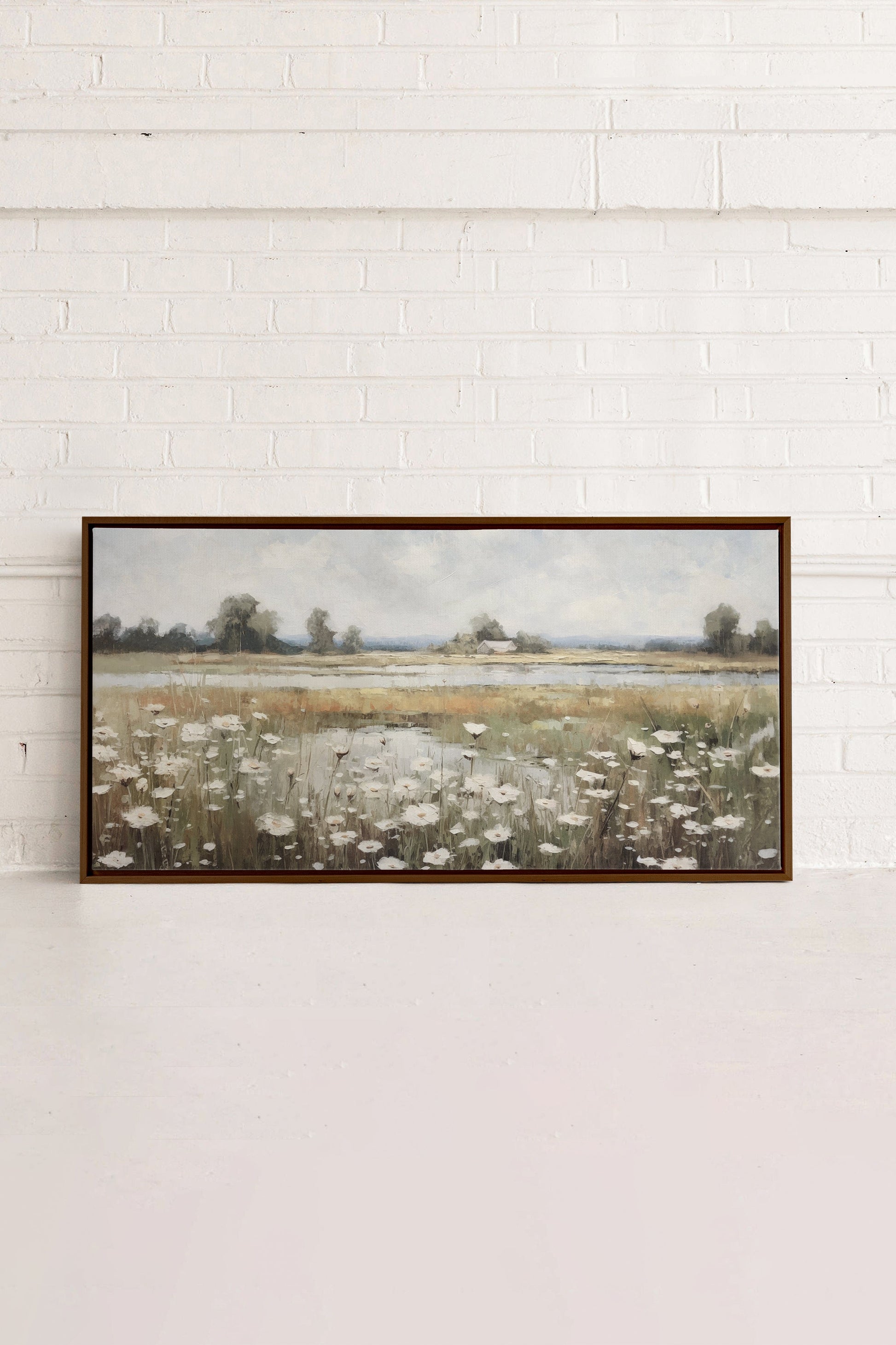 Delicate Blooms, Stretched Canvas Artwork