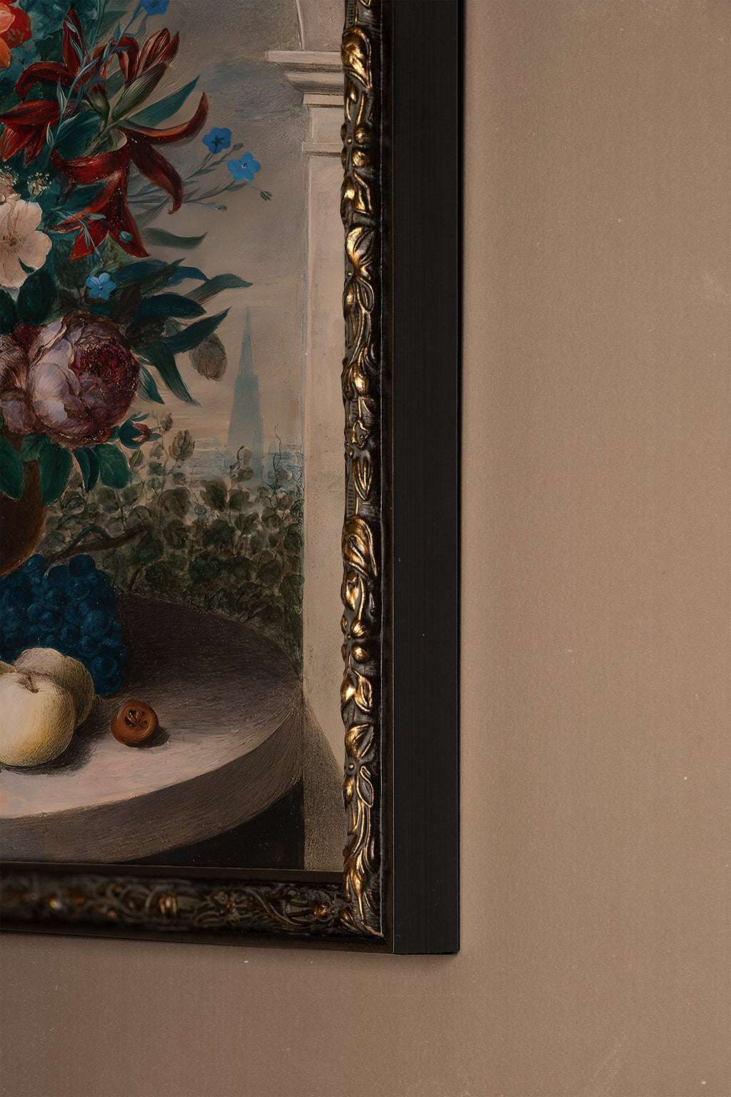 Royal Bouquet, Vintage Bronze Frame