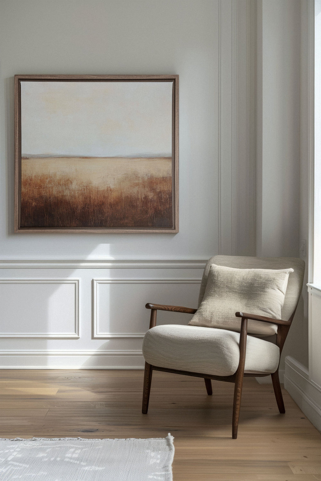GOLDEN PLAINS, Stretched Canvas Artwork