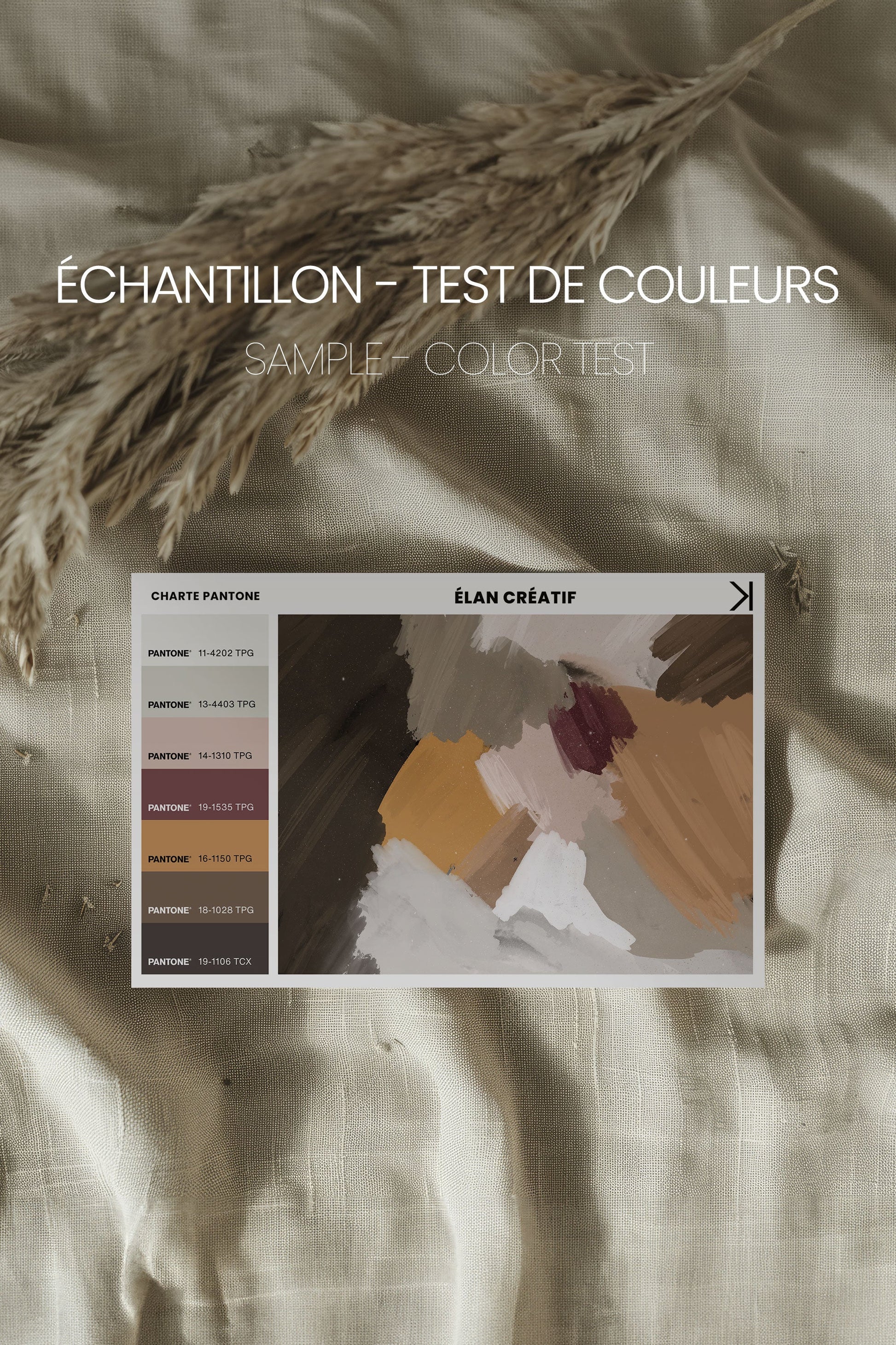 ÉLAN CRÉATIF, Stretched Canvas Artwork
