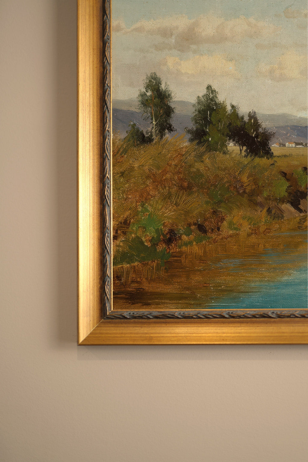 Noon Light, Vintage Gold Frame