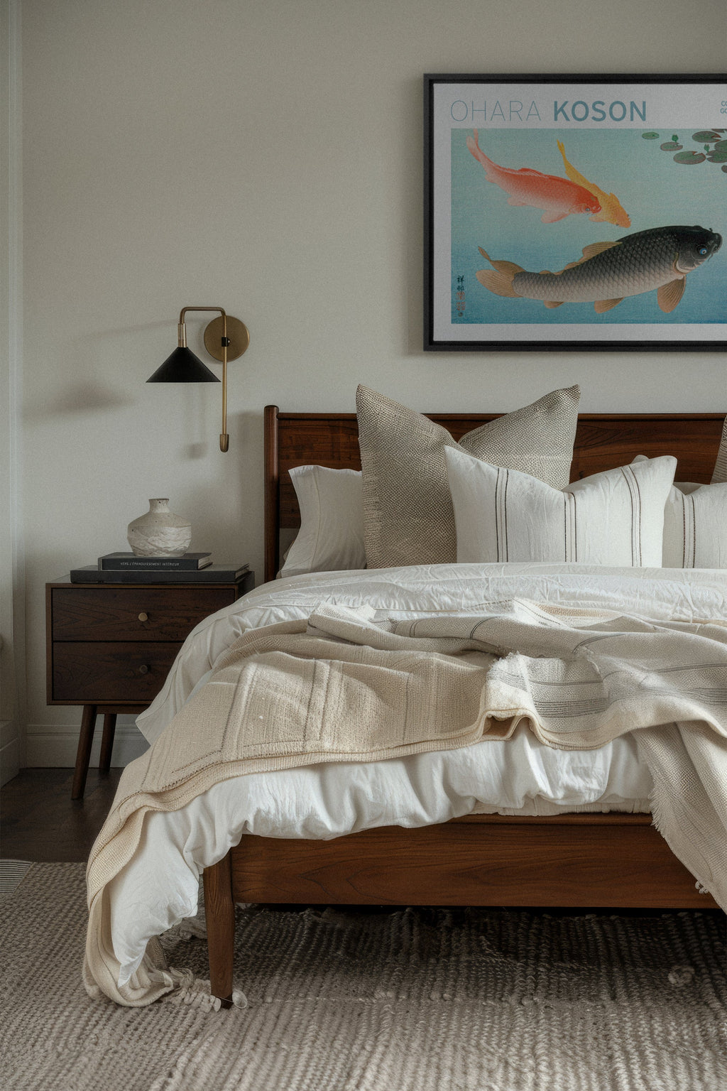 COMMON & GOLDEN CARP, Stretched Canvas Artwork