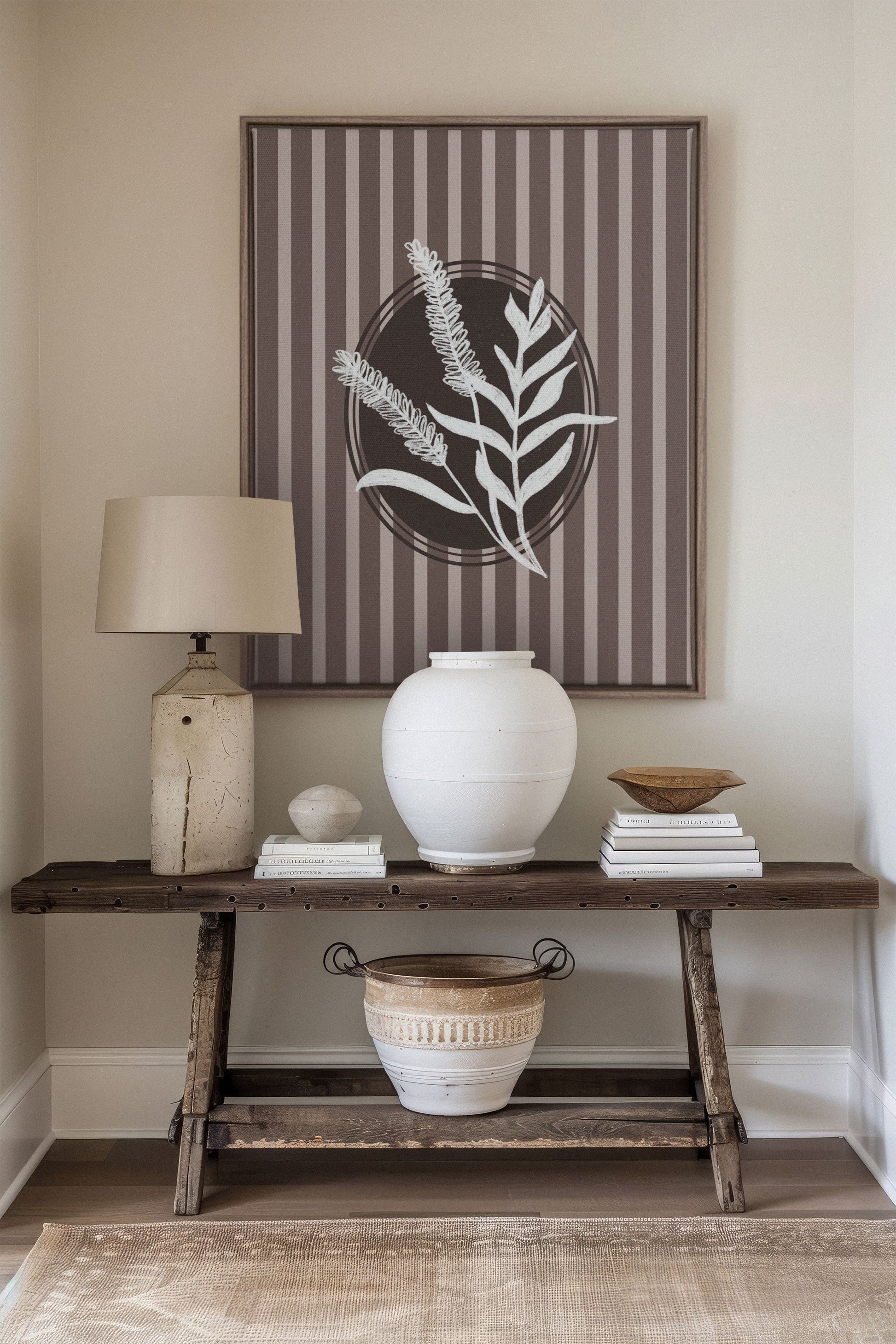 NATURAL STROKES, Stretched Canvas Artwork