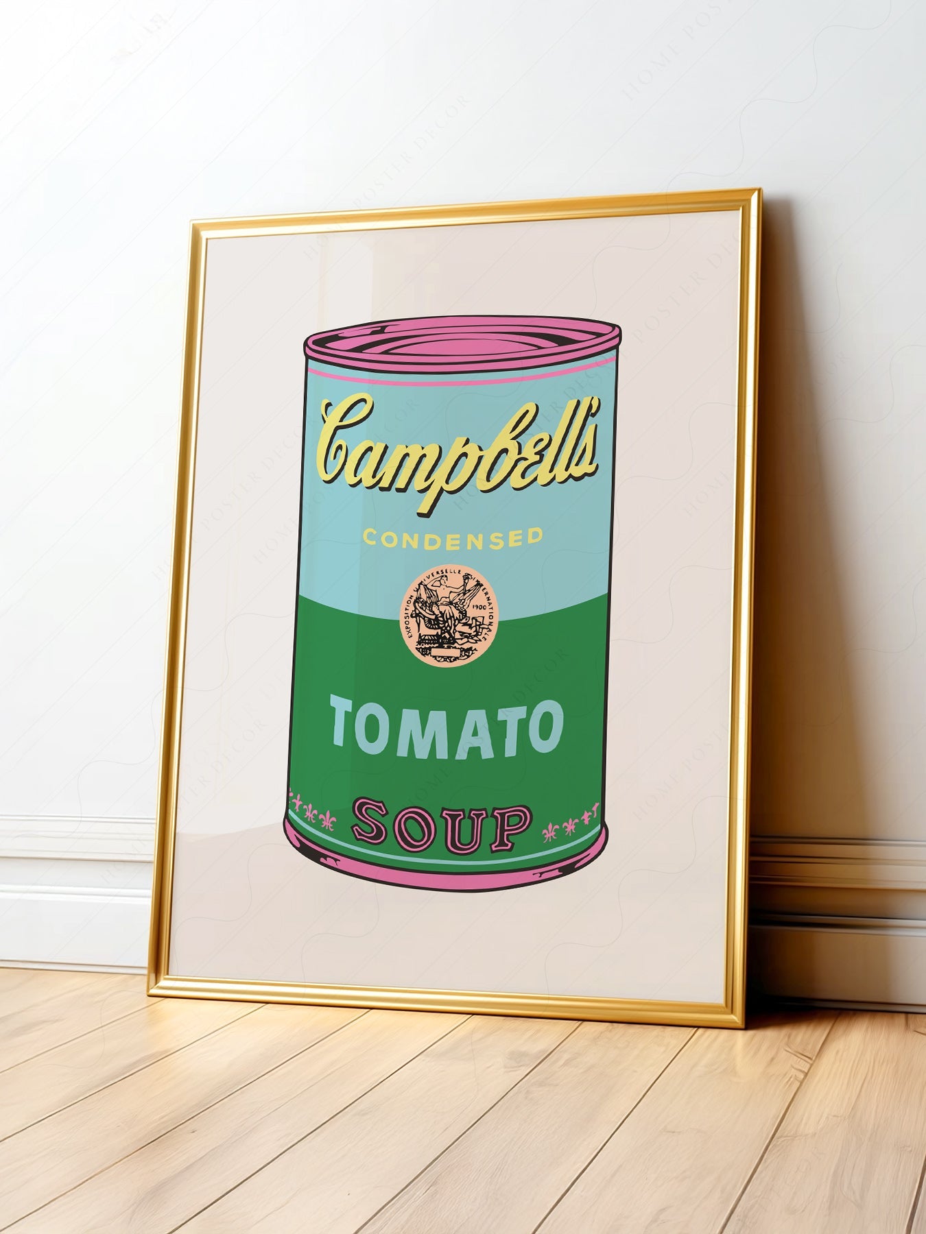 Andy Warhol Campbell's Soup Can Art Print – Pop Art Wall Decor Poster
