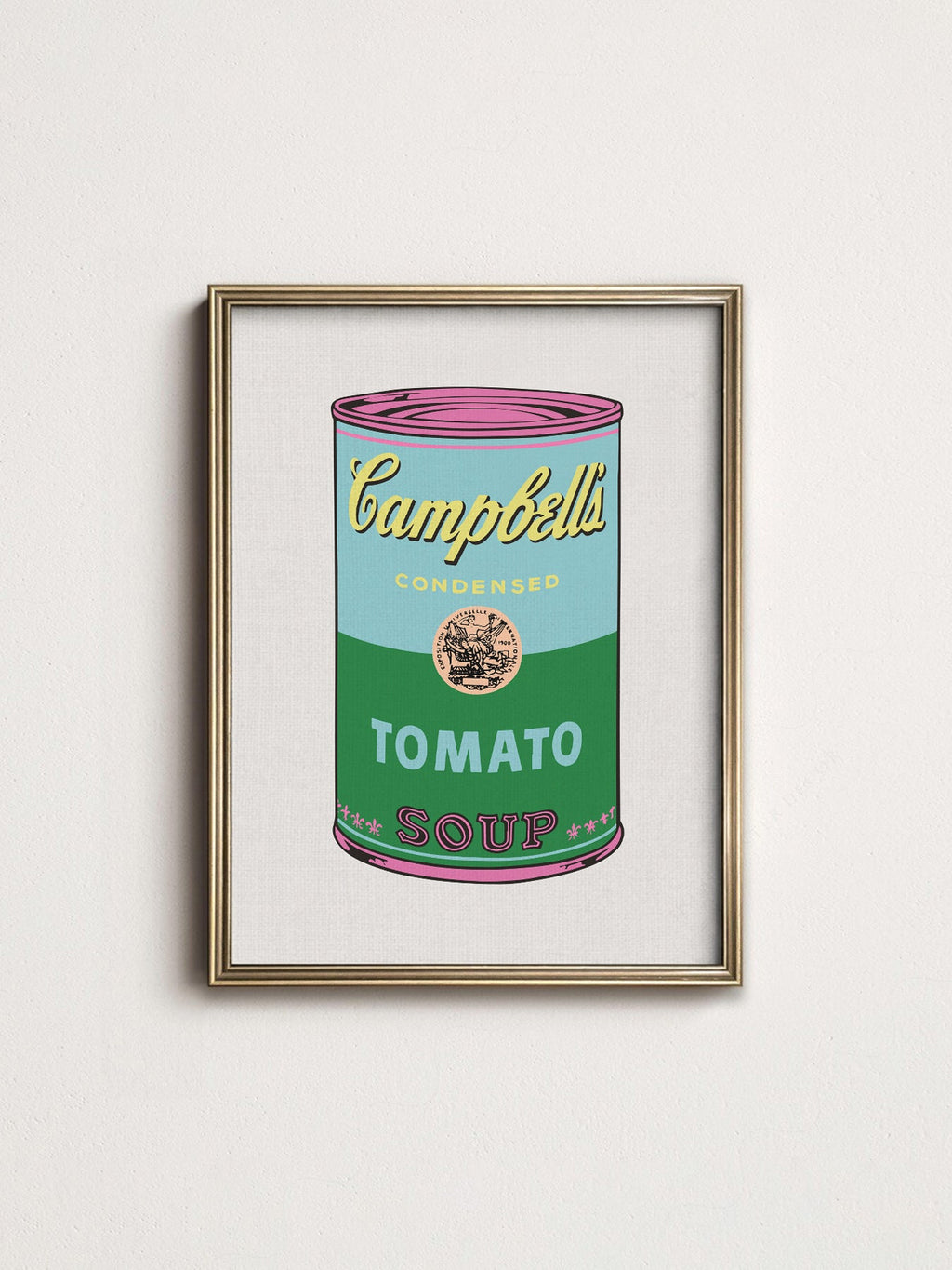 Andy Warhol Campbell's Soup Can Art Print – Pop Art Wall Decor Poster