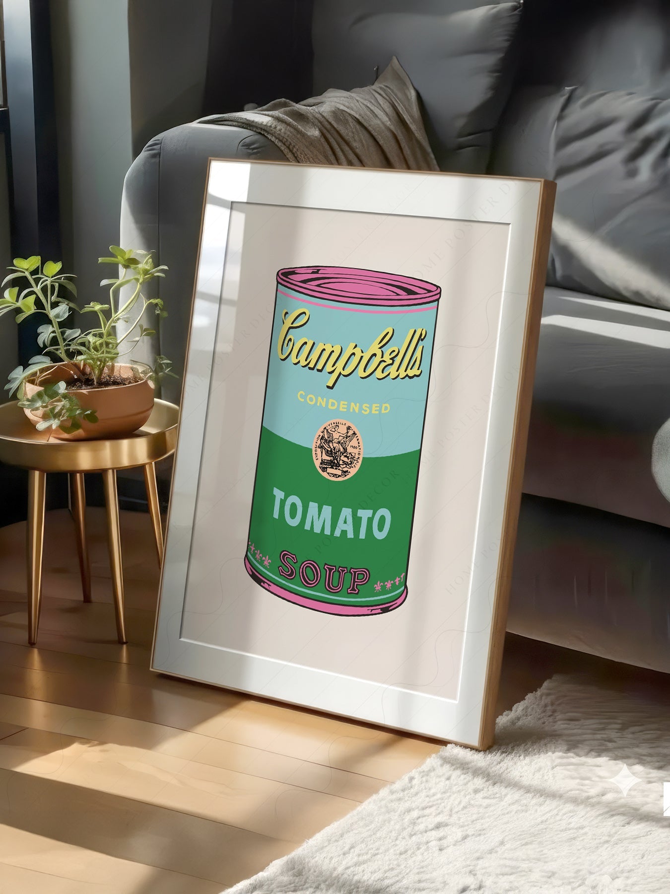 Andy Warhol Campbell's Soup Can Art Print – Pop Art Wall Decor Poster