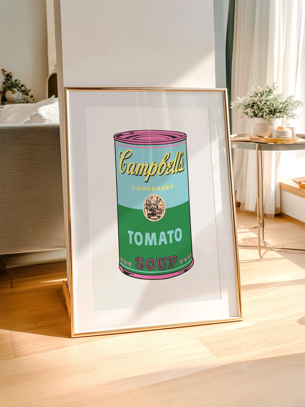 Andy Warhol Campbell's Soup Can Art Print – Pop Art Wall Decor Poster