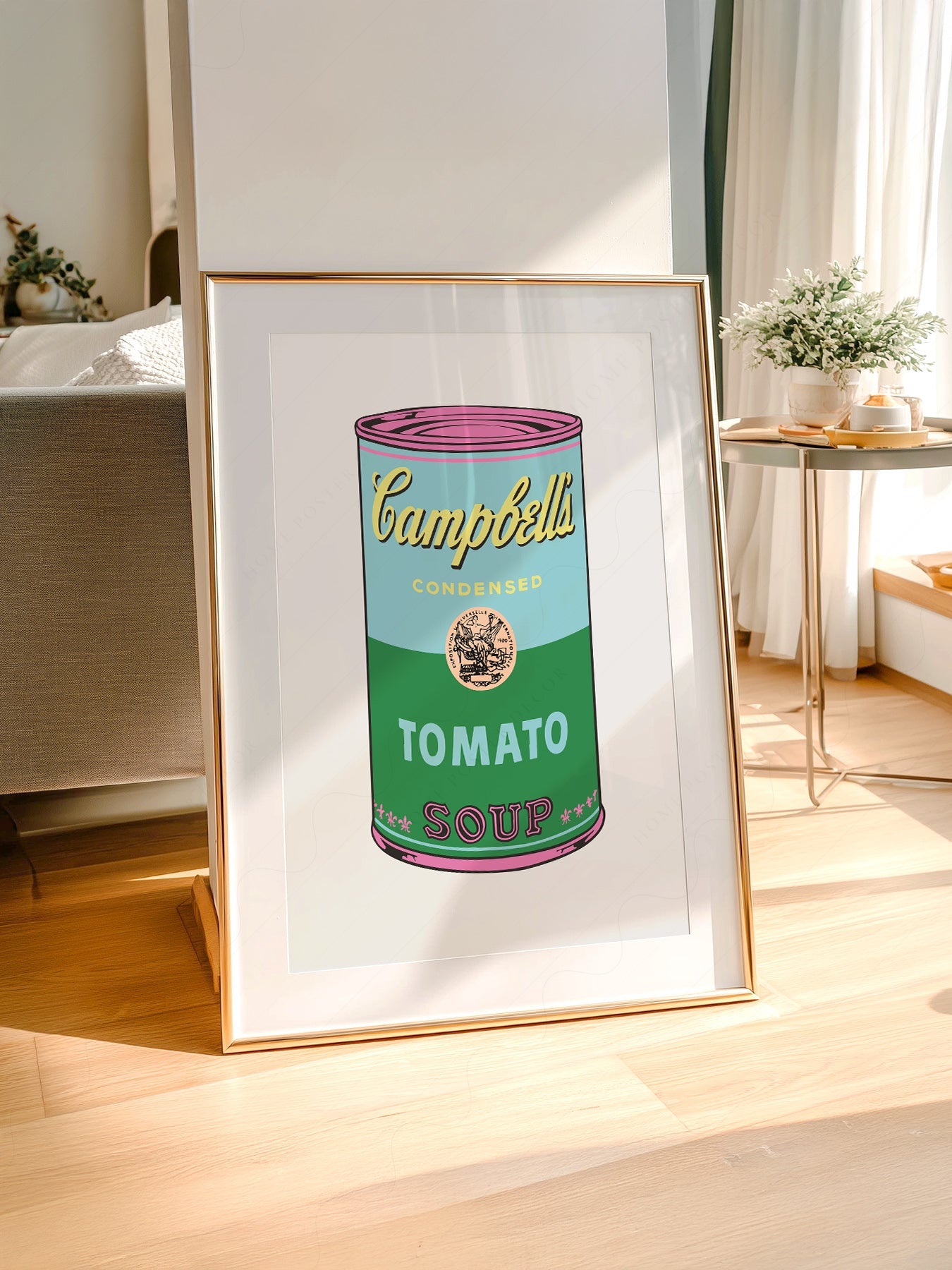 Andy Warhol Campbell's Soup Can Art Print – Pop Art Wall Decor Poster