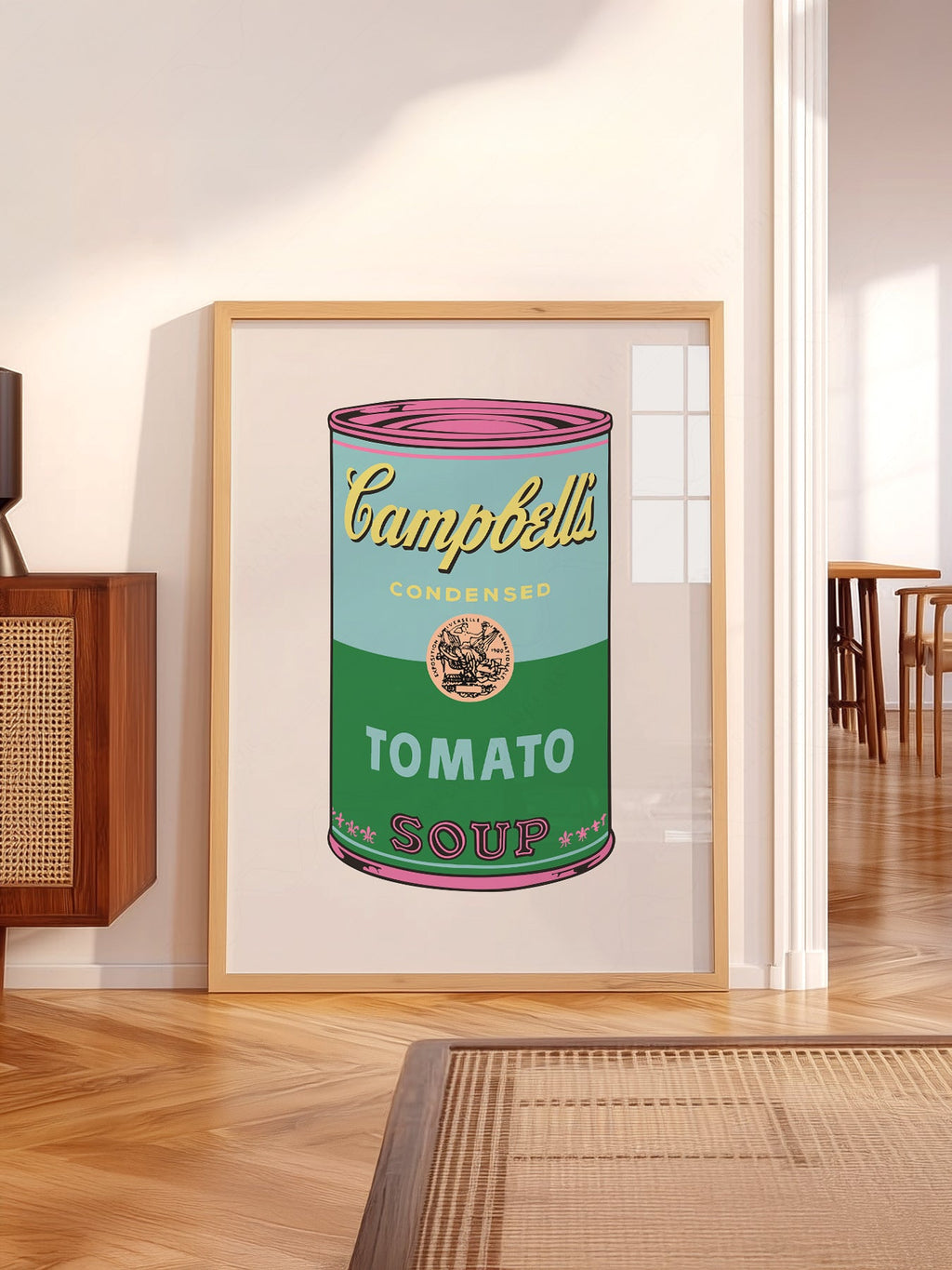 Andy Warhol Campbell's Soup Can Art Print – Pop Art Wall Decor Poster