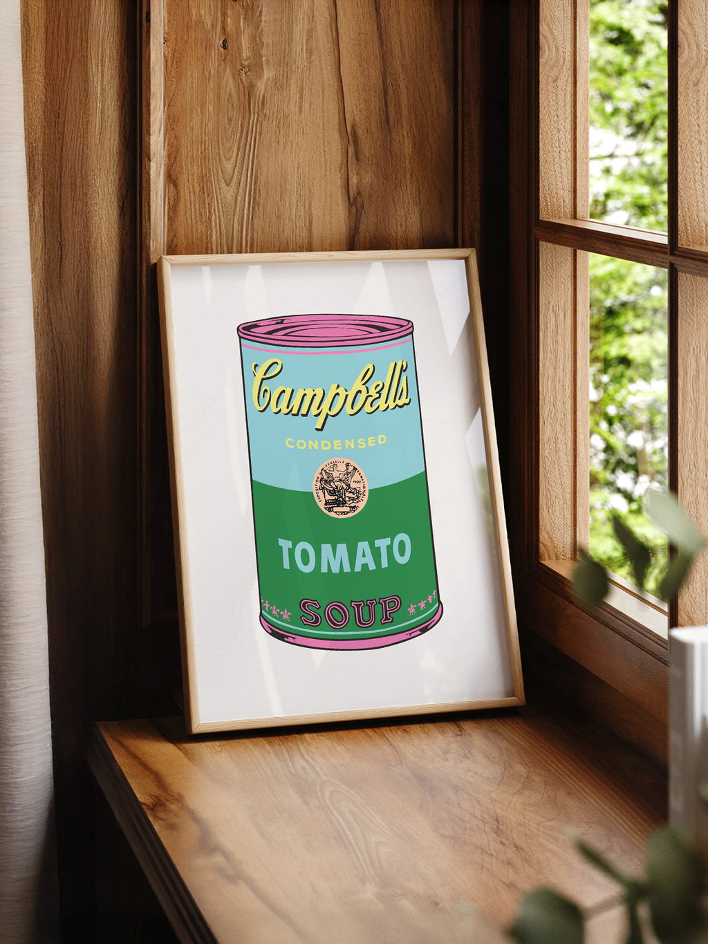 Andy Warhol Campbell's Soup Can Art Print – Pop Art Wall Decor Poster