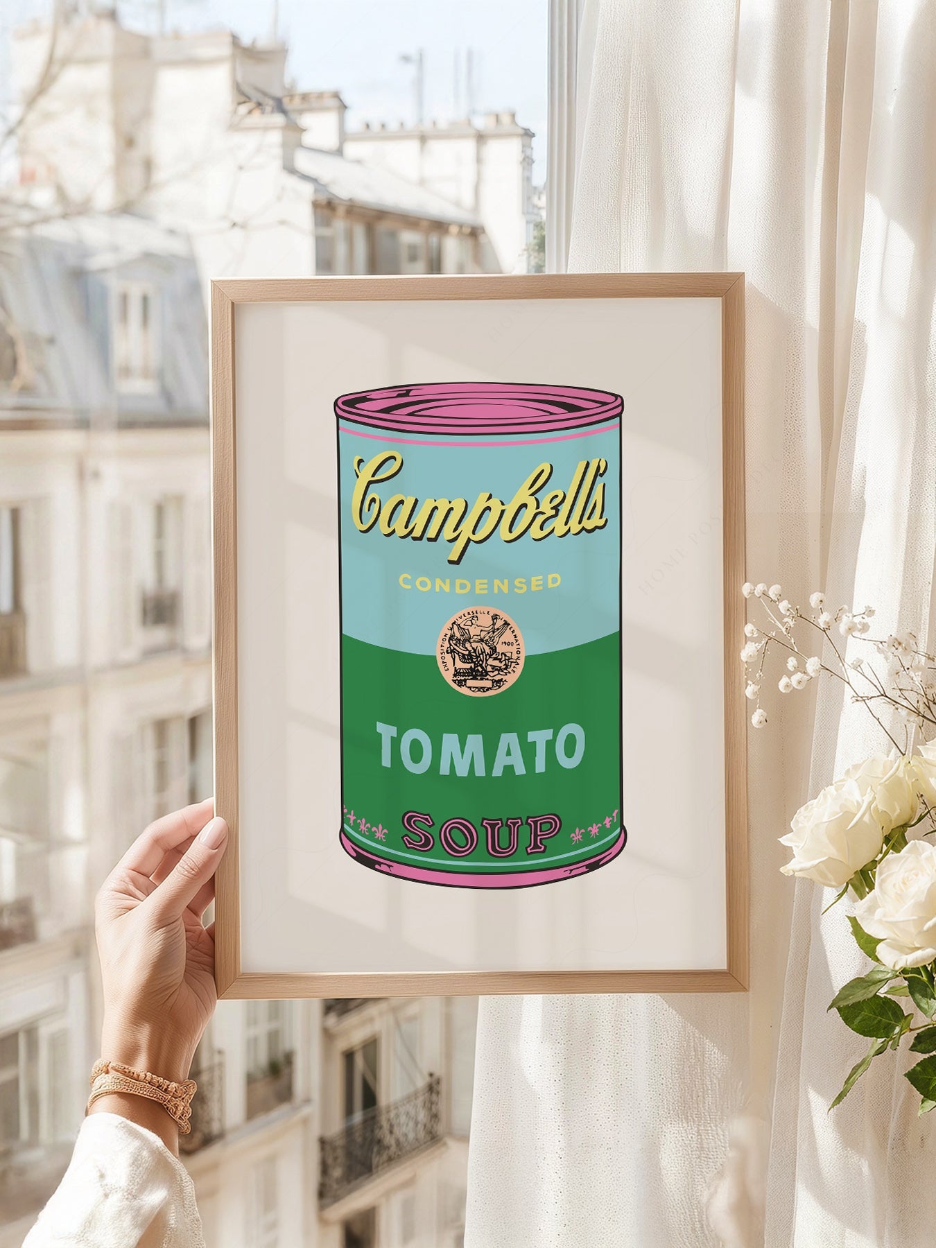 Andy Warhol Campbell's Soup Can Art Print – Pop Art Wall Decor Poster