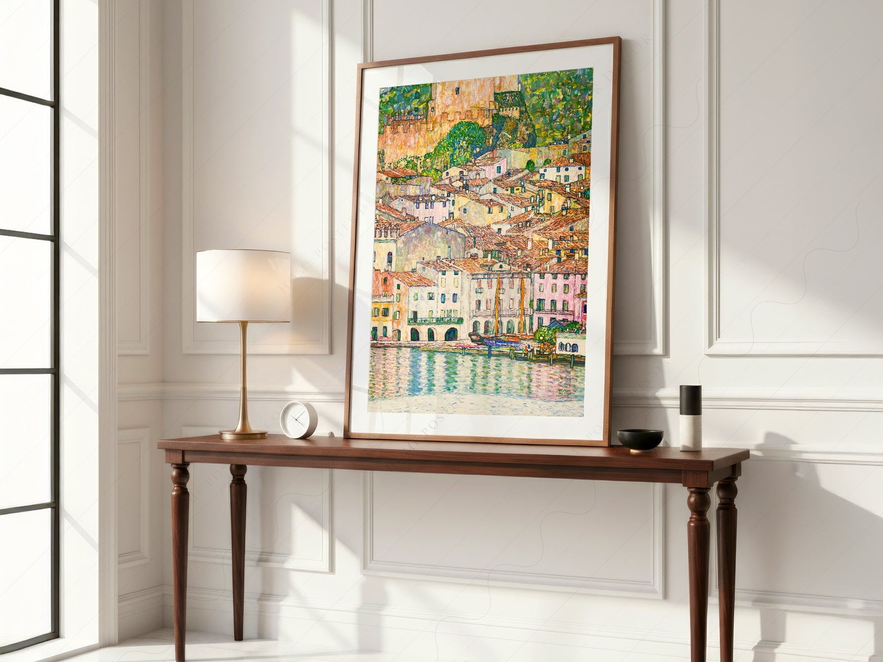 Gustav Klimt Malcesine at Lake Garda Art Print – Italian Landscape Poster