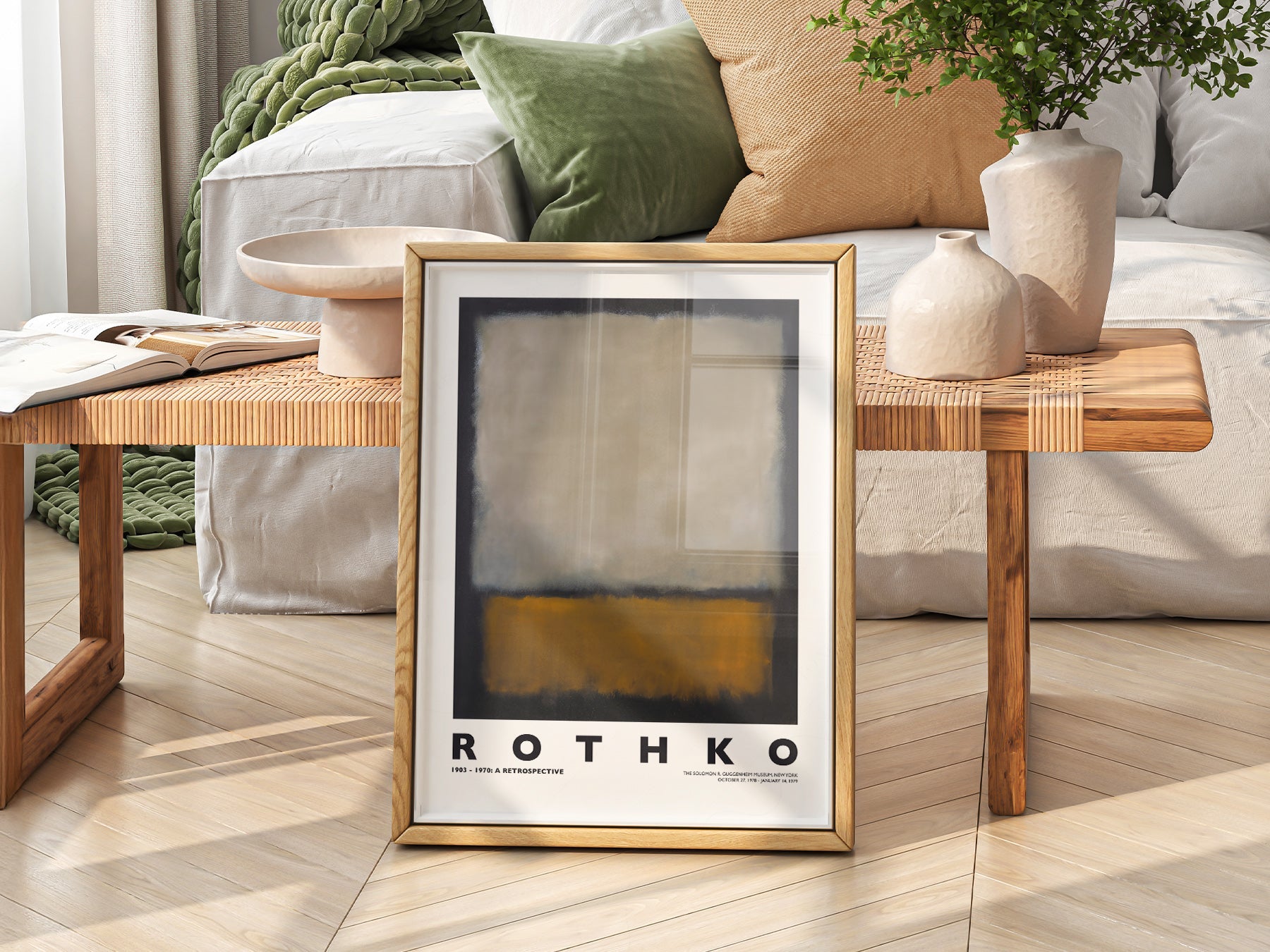 Mark Rothko Untitled Abstract Art Print – Color Field Wall Poster