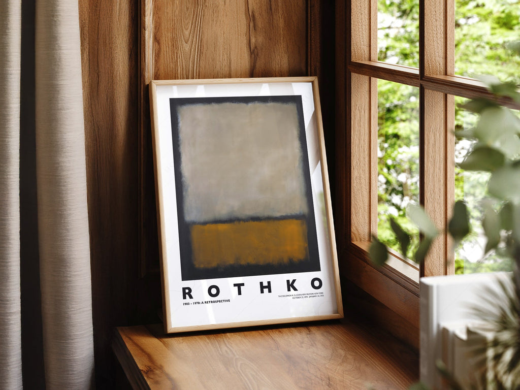 Mark Rothko Untitled Abstract Art Print – Color Field Wall Poster