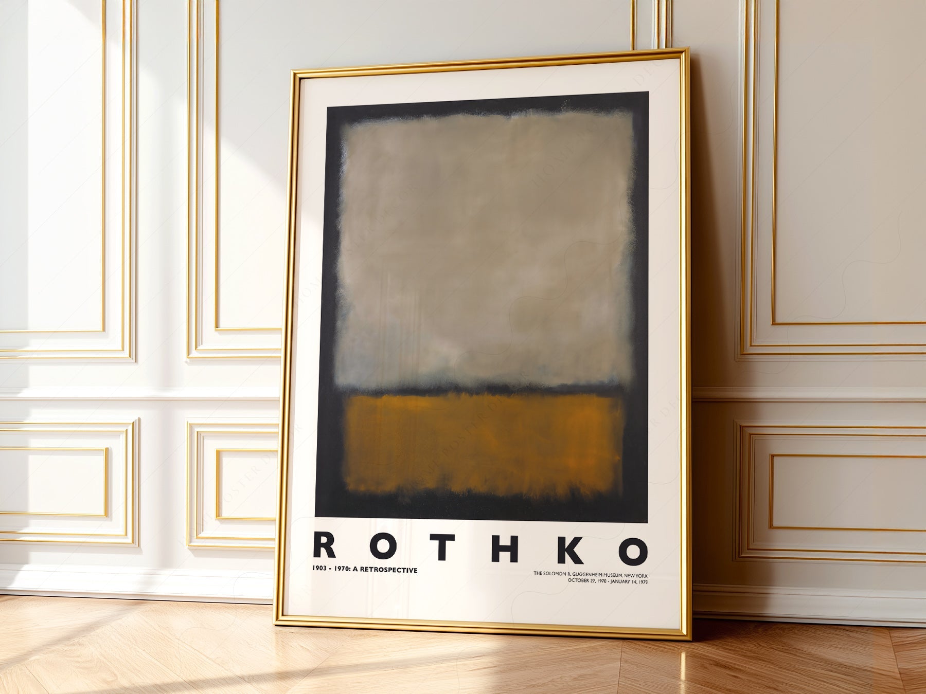 Mark Rothko Untitled Abstract Art Print – Color Field Wall Poster
