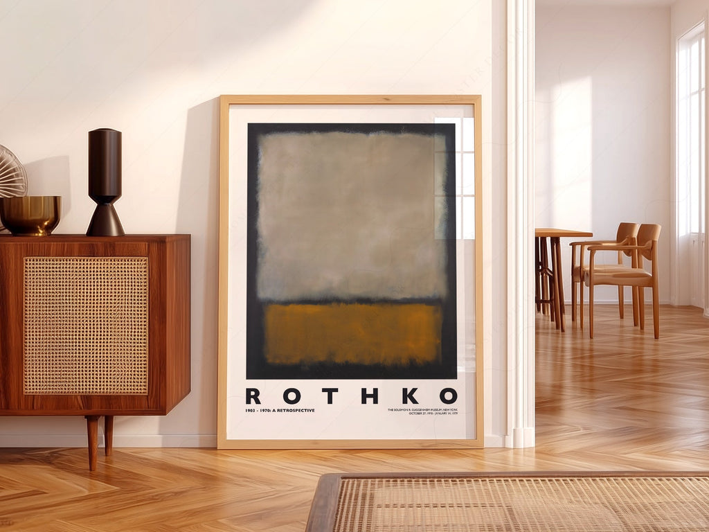 Mark Rothko Untitled Abstract Art Print – Color Field Wall Poster