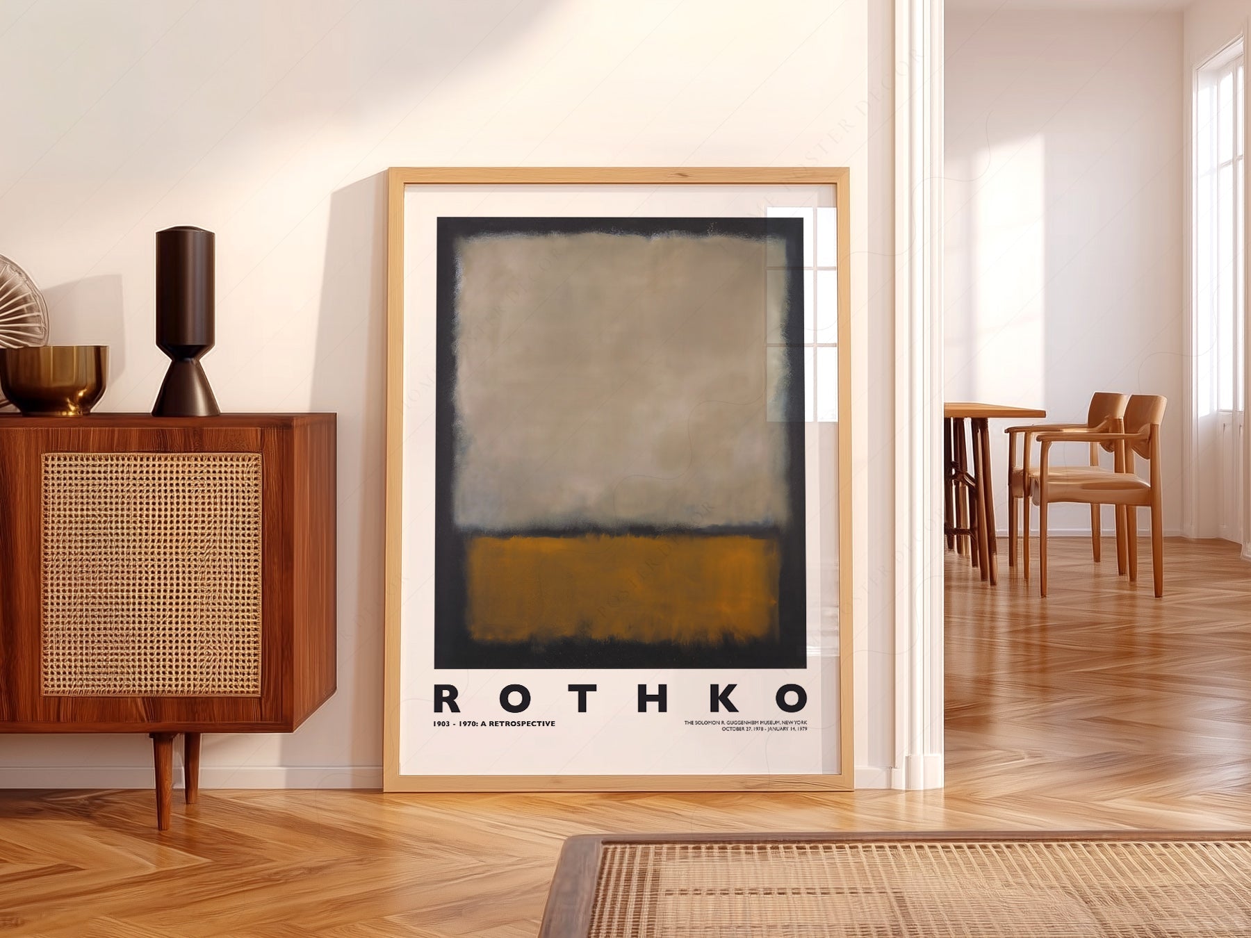 Mark Rothko Untitled Abstract Art Print – Color Field Wall Poster