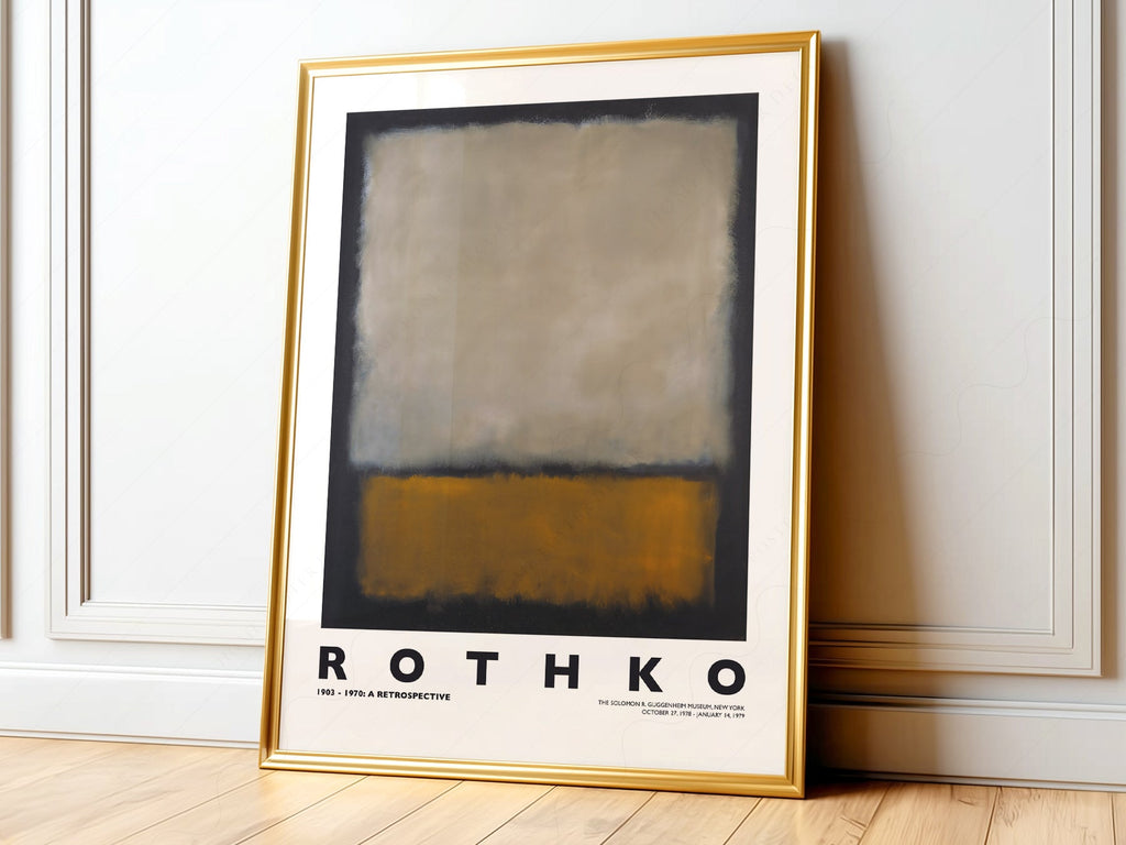 Mark Rothko Untitled Abstract Art Print – Color Field Wall Poster