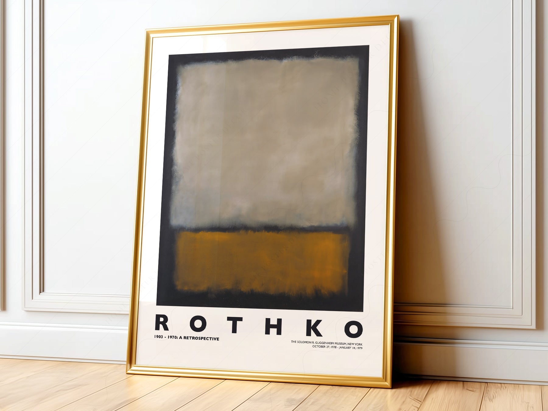 Mark Rothko Untitled Abstract Art Print – Color Field Wall Poster